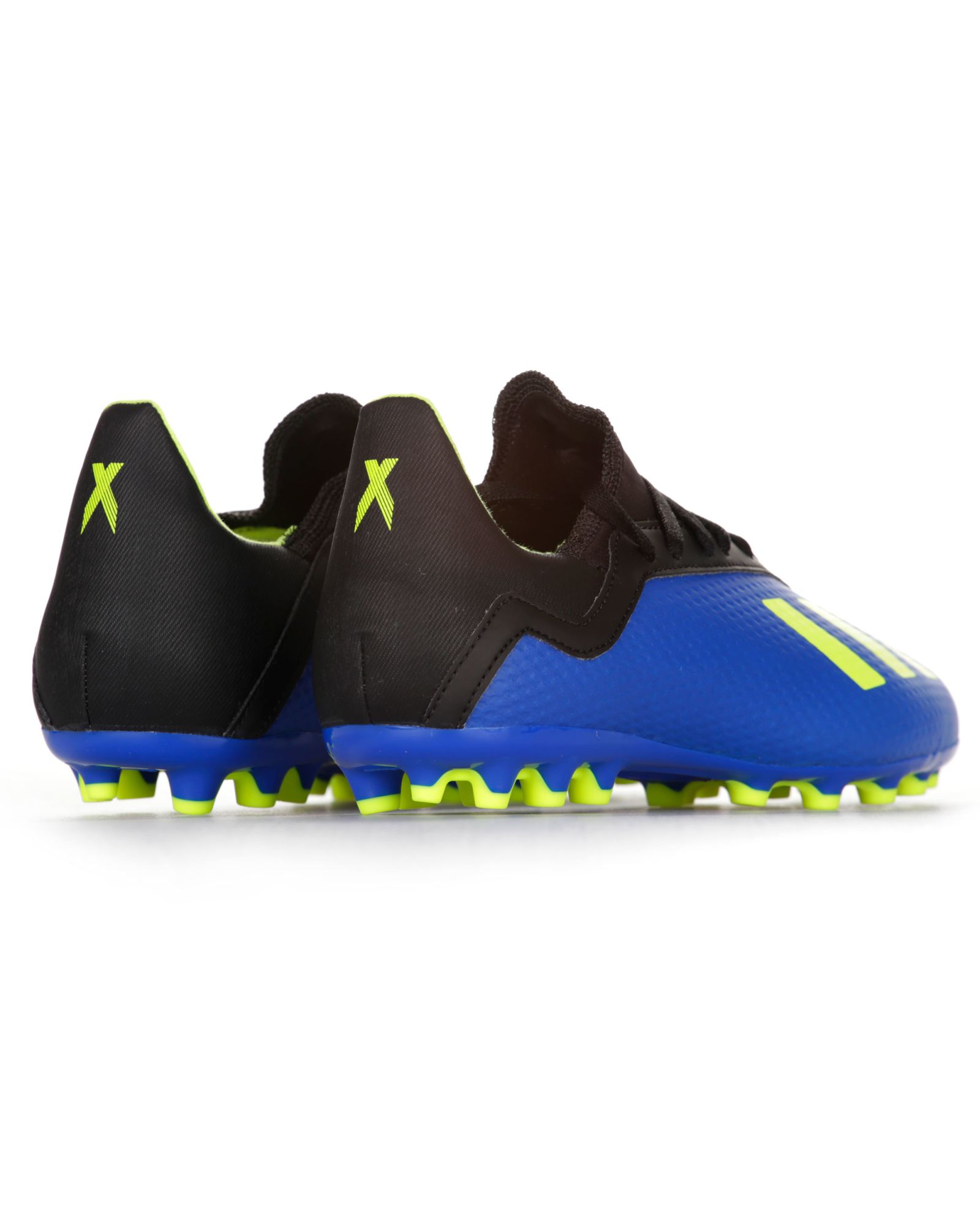 Botas de Fútbol X 18.3 AG Junior Azul Fluor - Fútbol Factory