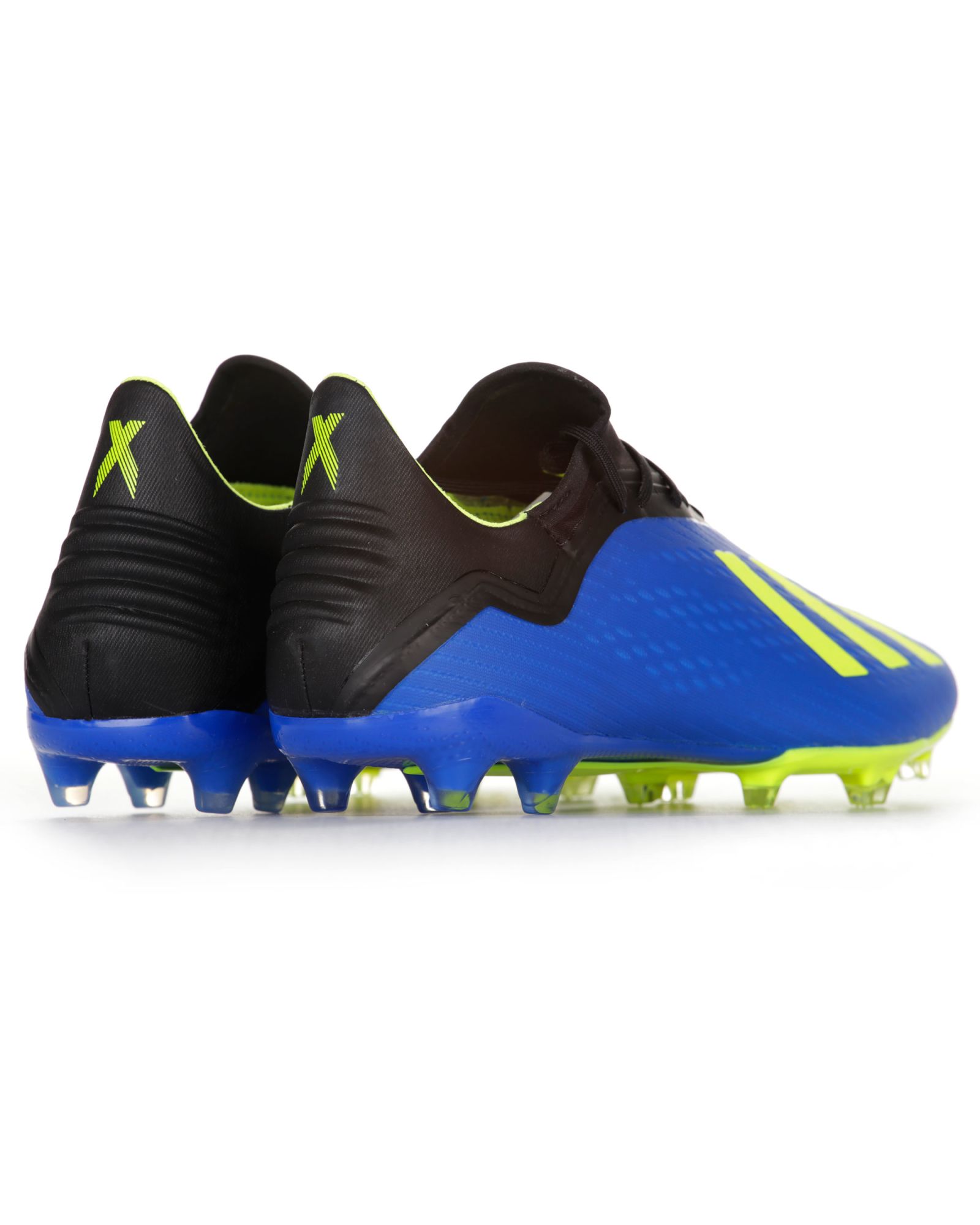 Botas de Fútbol X 18.2 FG Azul Fluor - Fútbol Factory