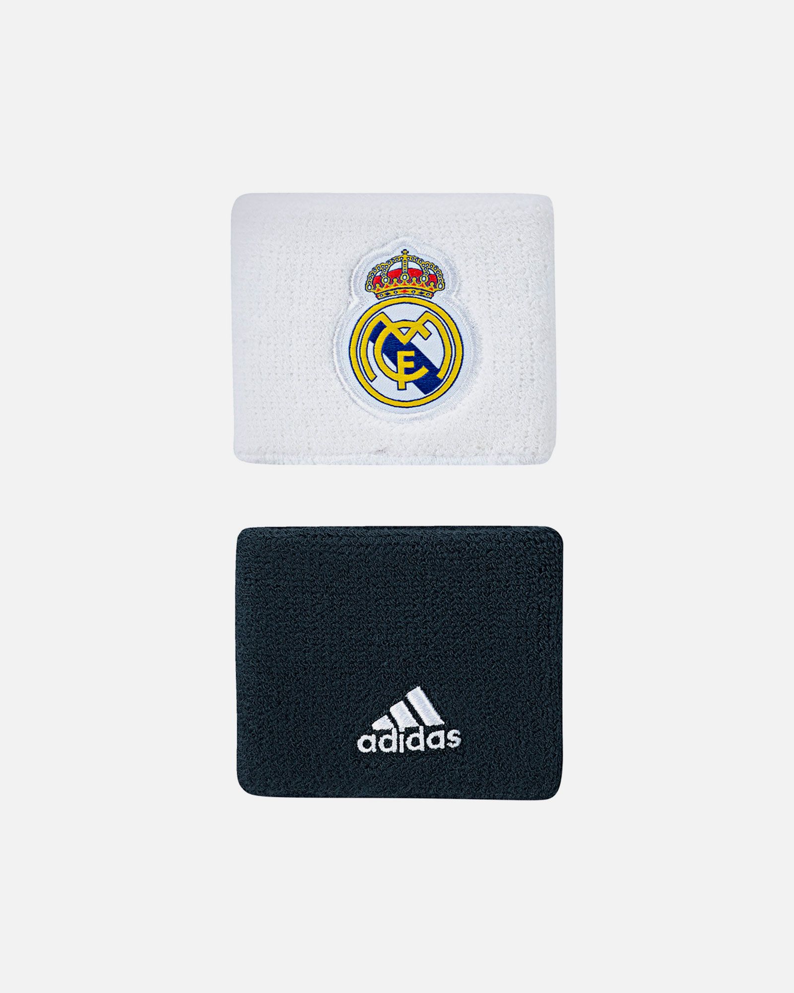 Muñequera Real Madrid 2018/2019 Blanco Negro - Fútbol Factory