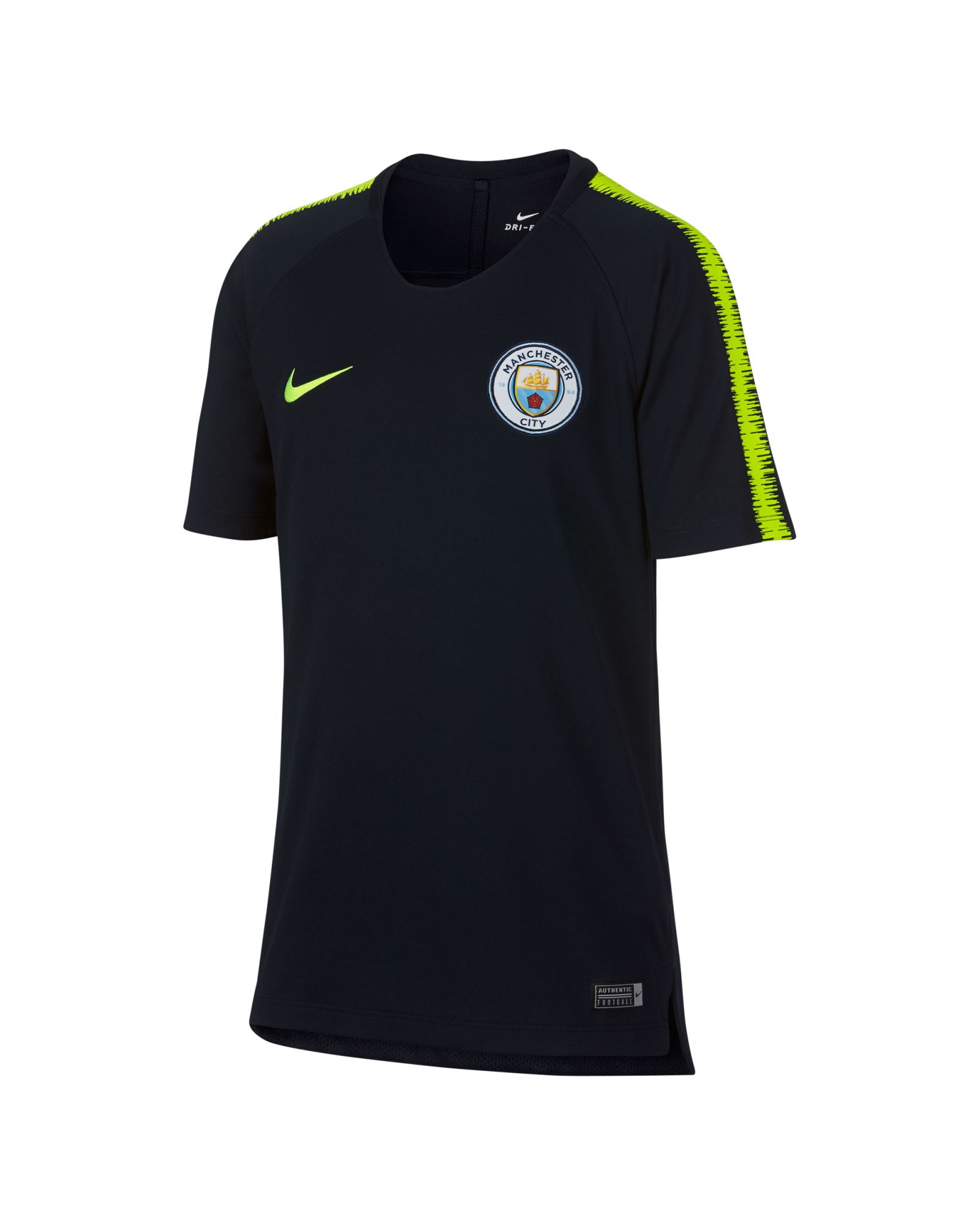 Camiseta de Training Manchester City 2018/2019 Dri-FIT Squad Marino Fluor - Fútbol Factory