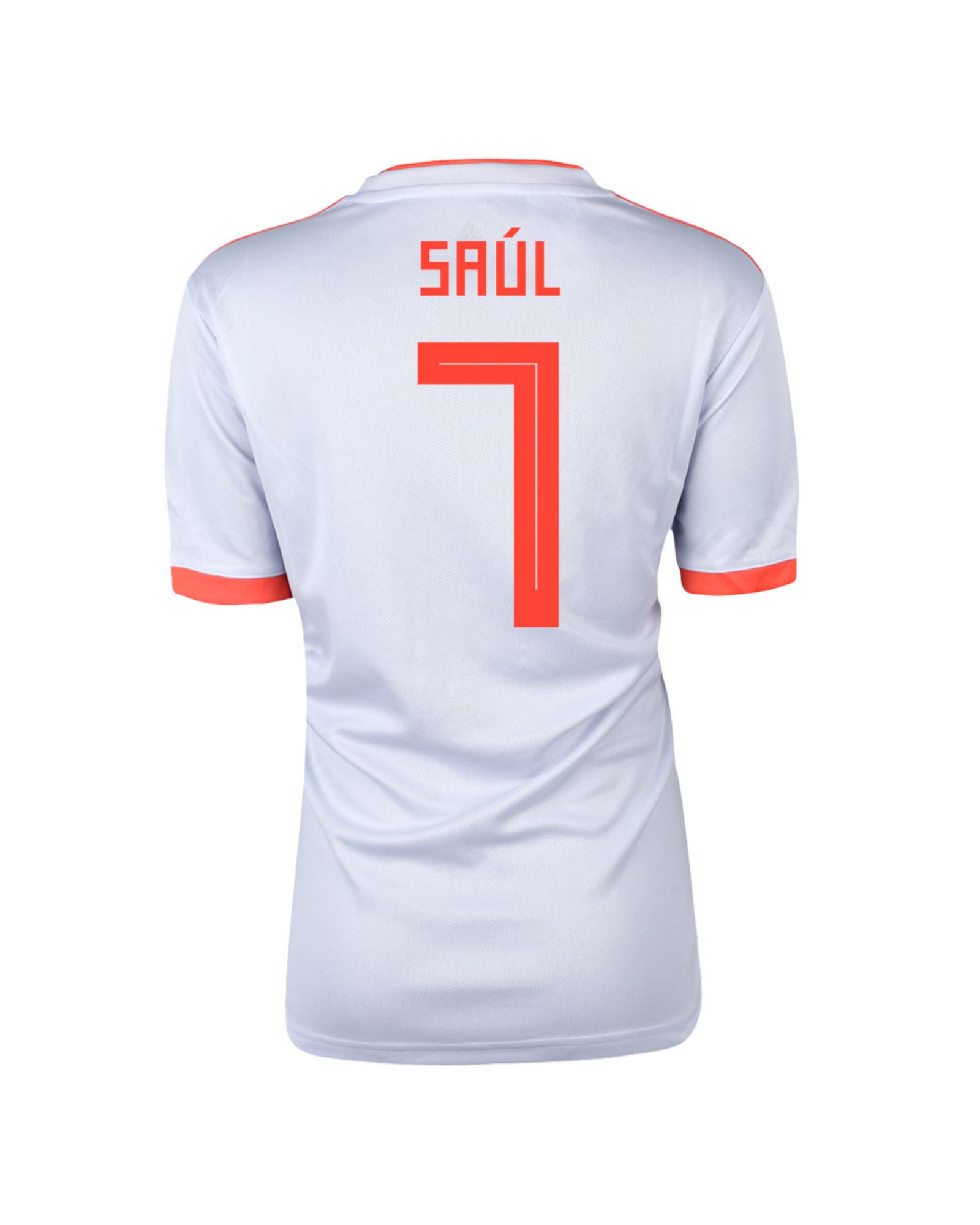 Camiseta 2ª España Mundial 2018 Saúl Junior Azul - Fútbol Factory