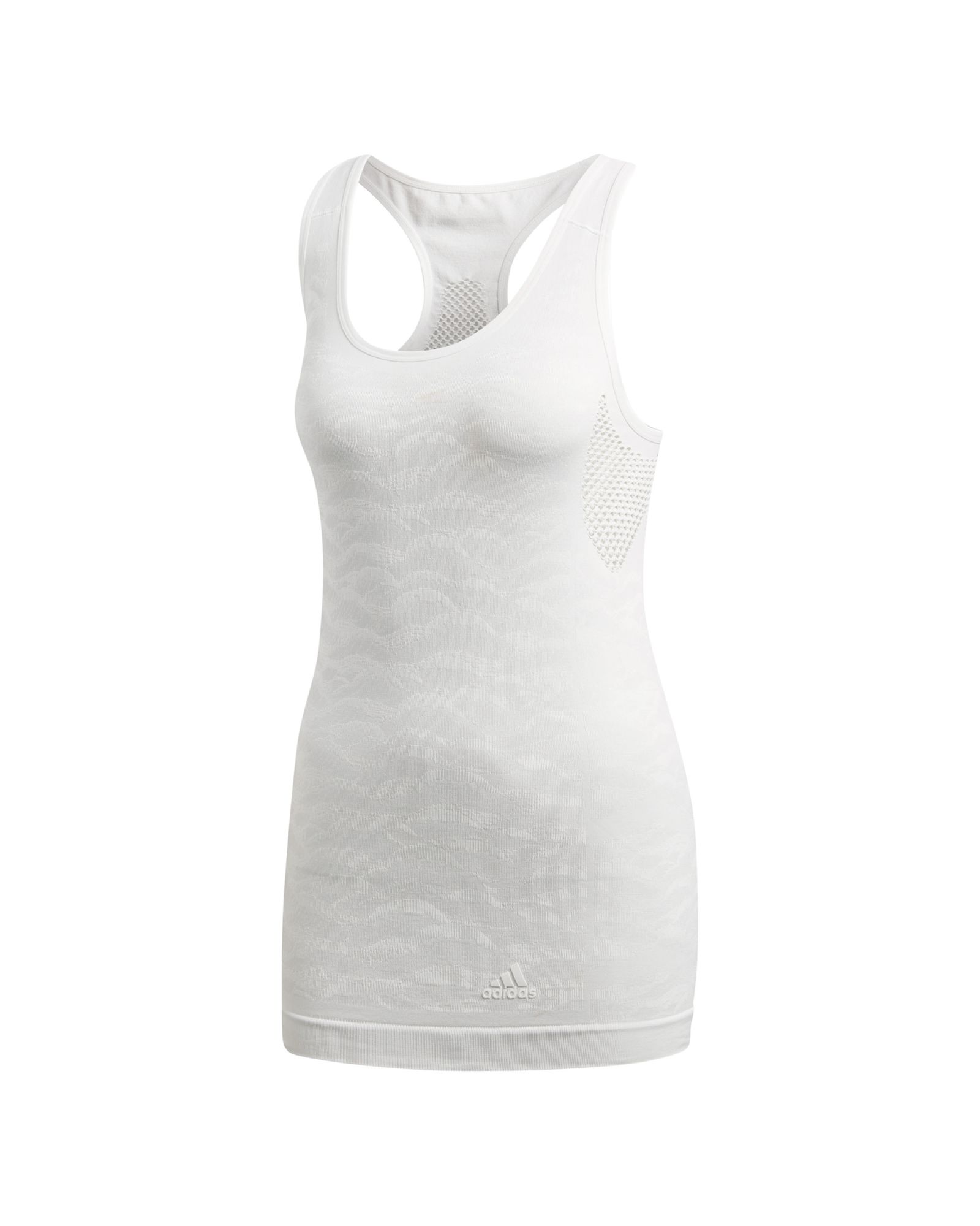 Camiseta de tirantes de Running Ultra Primeknit Parley Mujer Blanco - Fútbol Factory