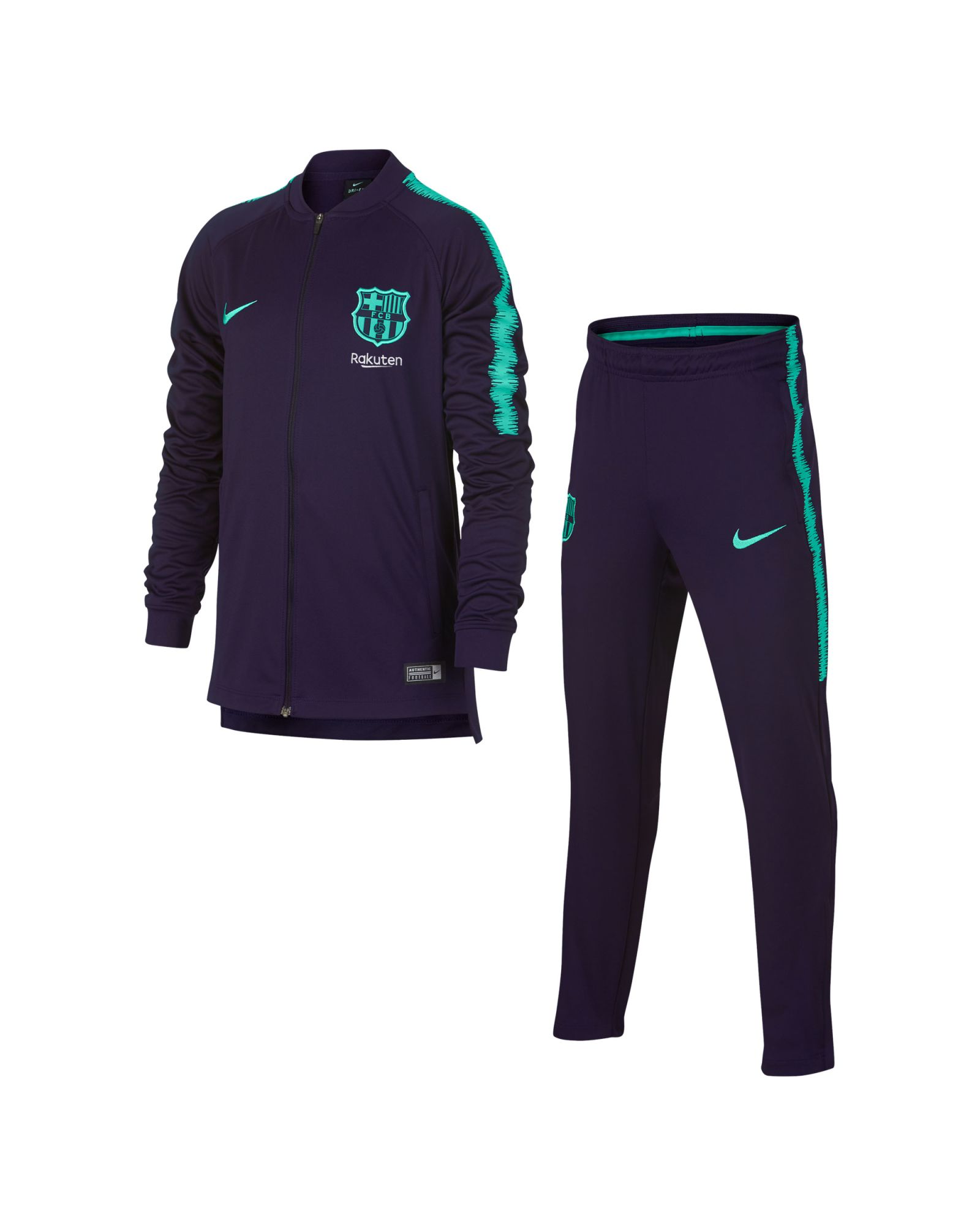 Chándal de Training FC Barcelona 2018/2019 Dry Squad Junior Morado - Fútbol Factory