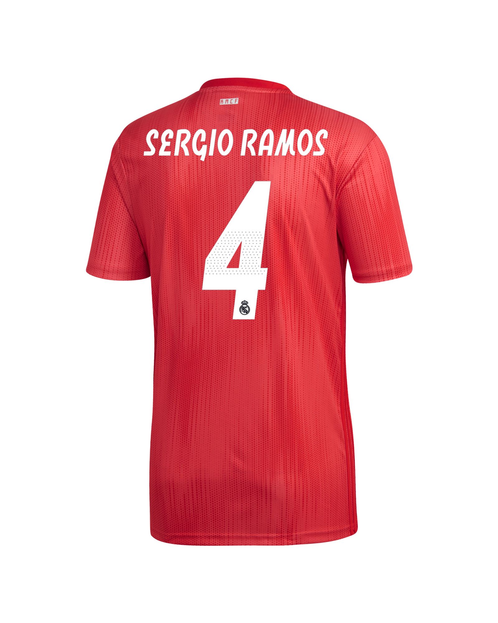 Camiseta 3ª Real Madrid 2018/2019 Sergio Ramos Coral - Fútbol Factory