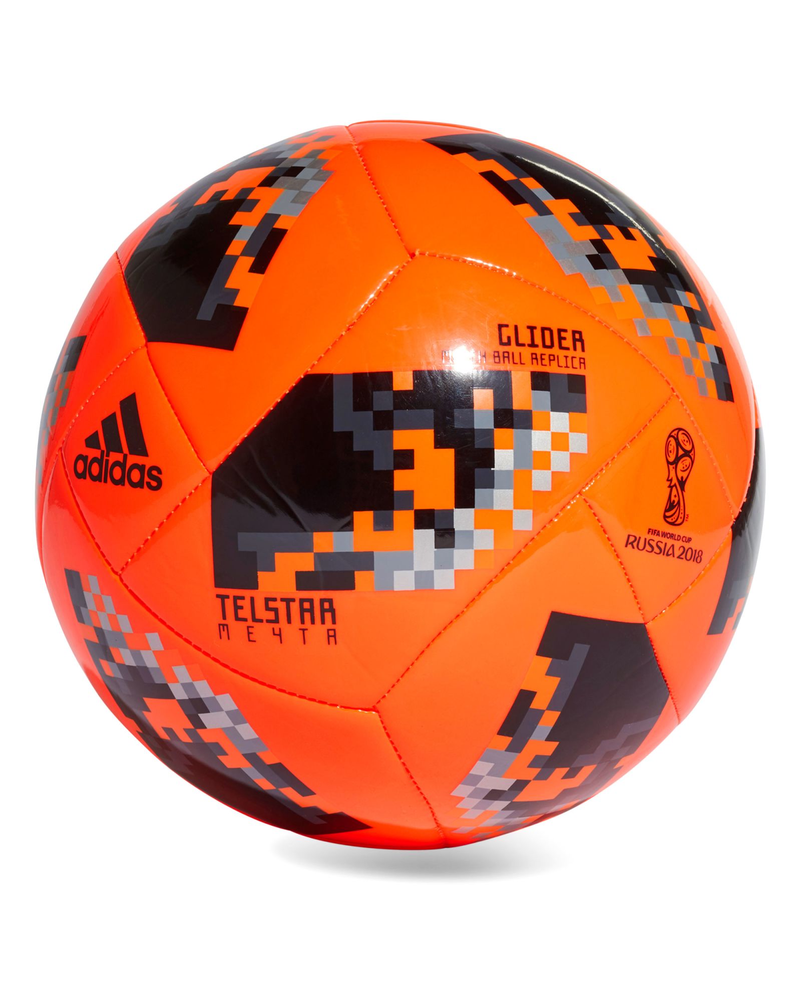 Balón de fútbol 7 Telstar Mechta Glider Mundial 2018 Rojo - Fútbol Factory