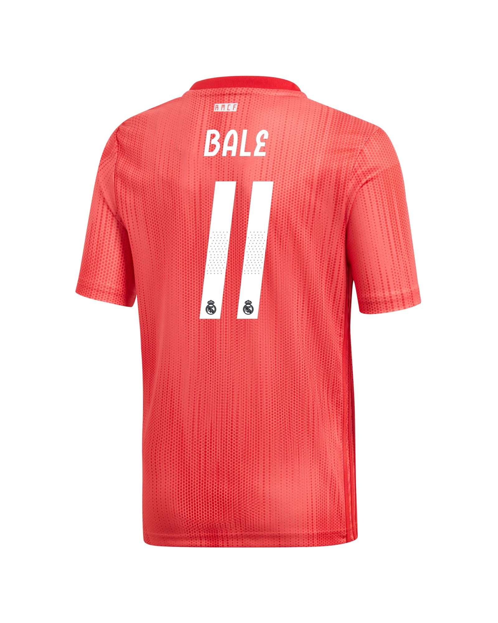 Camiseta 3ª Real Madrid 2018/2019 Bale Junior Coral - Fútbol Factory