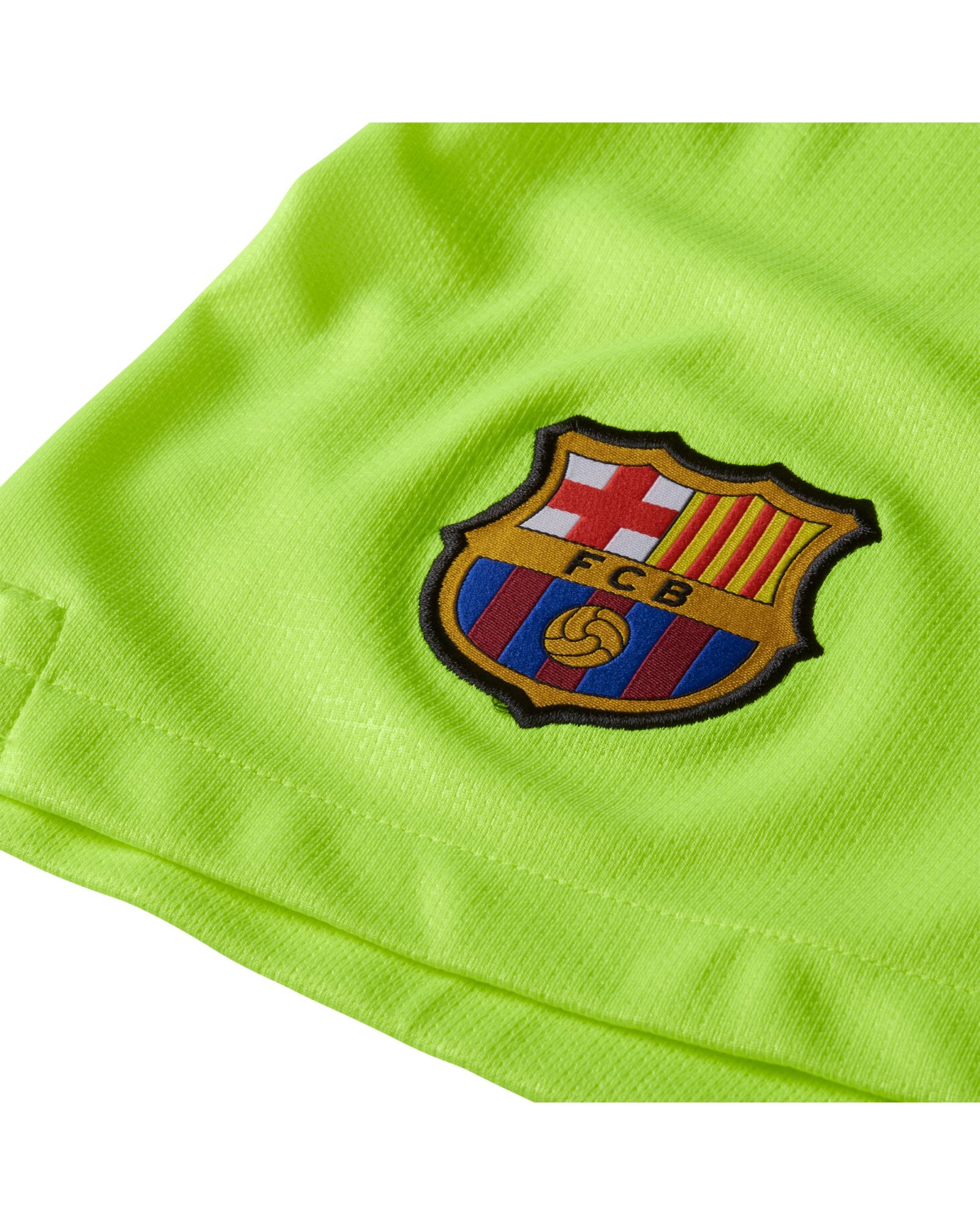 Pantalón 2ª FC Barcelona 2018/2019 Amarillo Fluor - Fútbol Factory