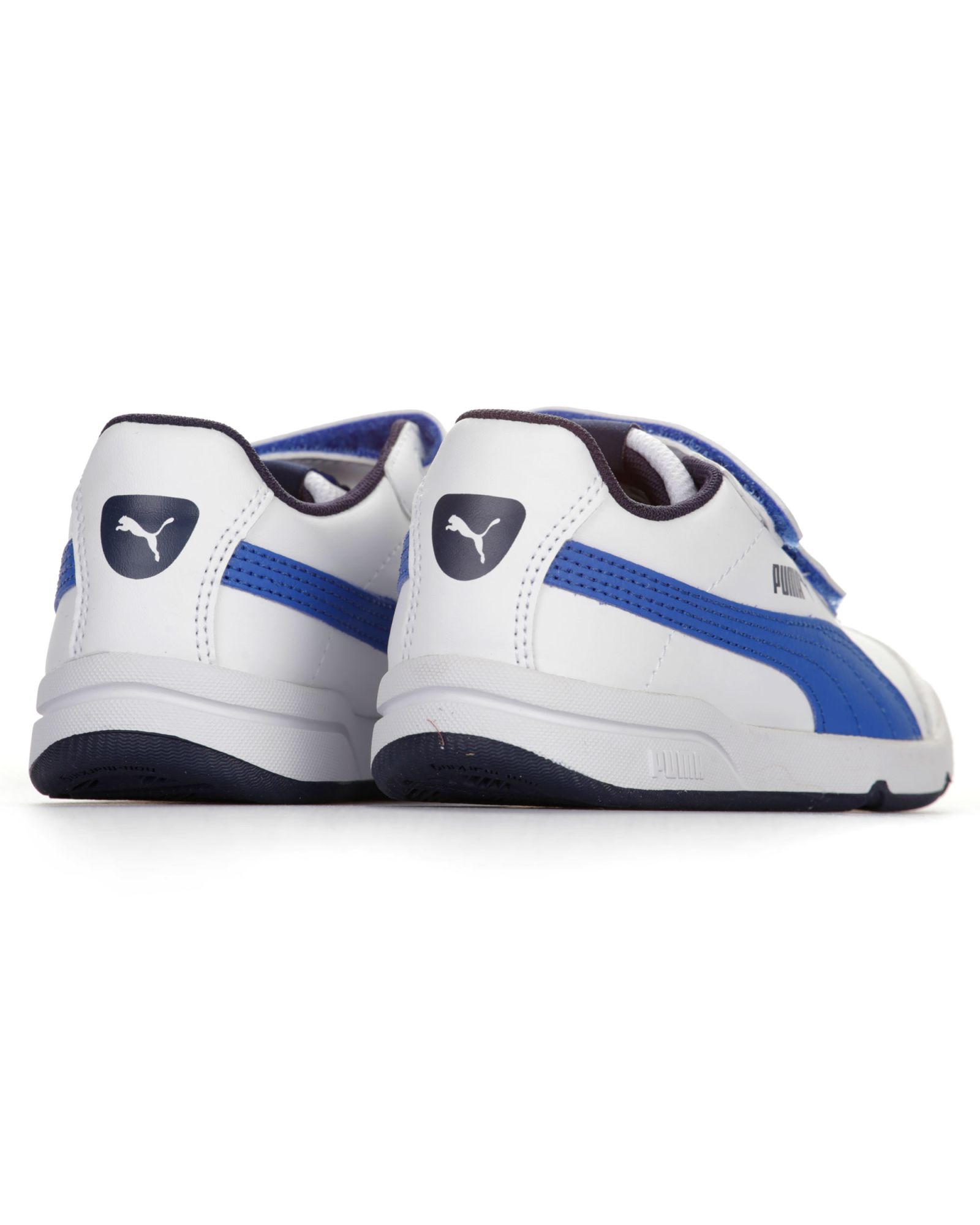 Zapatillas de Paseo Stepfleex 2 SL Velcro Junior Blanco Azul - Fútbol Factory