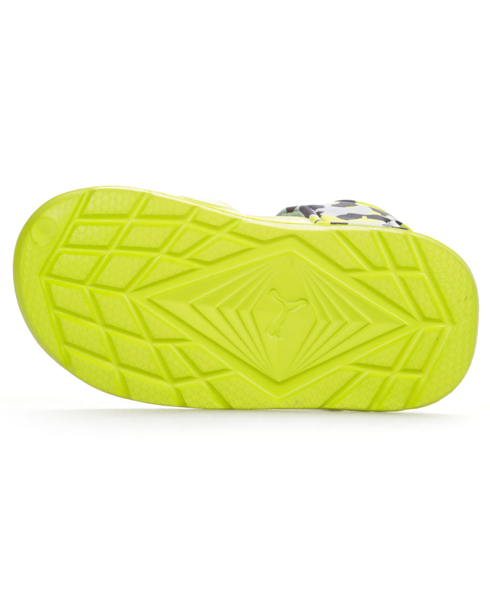 Sandalias Wild Injex Camo Bebé Verde Fluor - Fútbol Factory