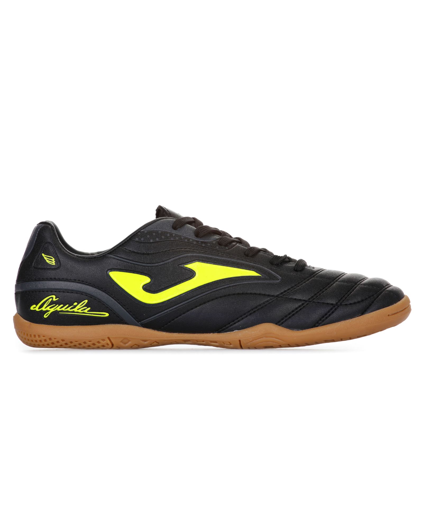 Zapatillas de Fútbol Sala Aguila Negro Amarillo - Fútbol Factory