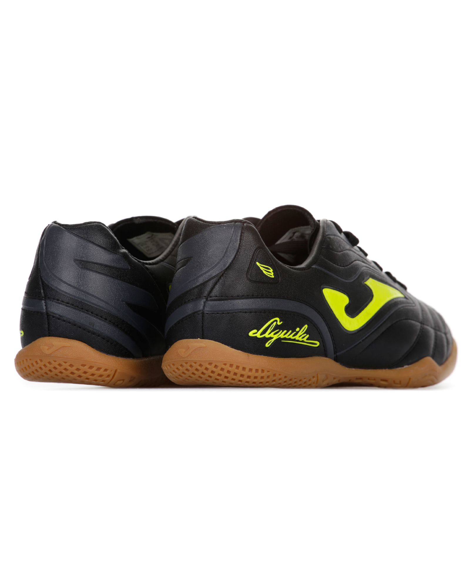 Zapatillas de Fútbol Sala Aguila Negro Amarillo - Fútbol Factory