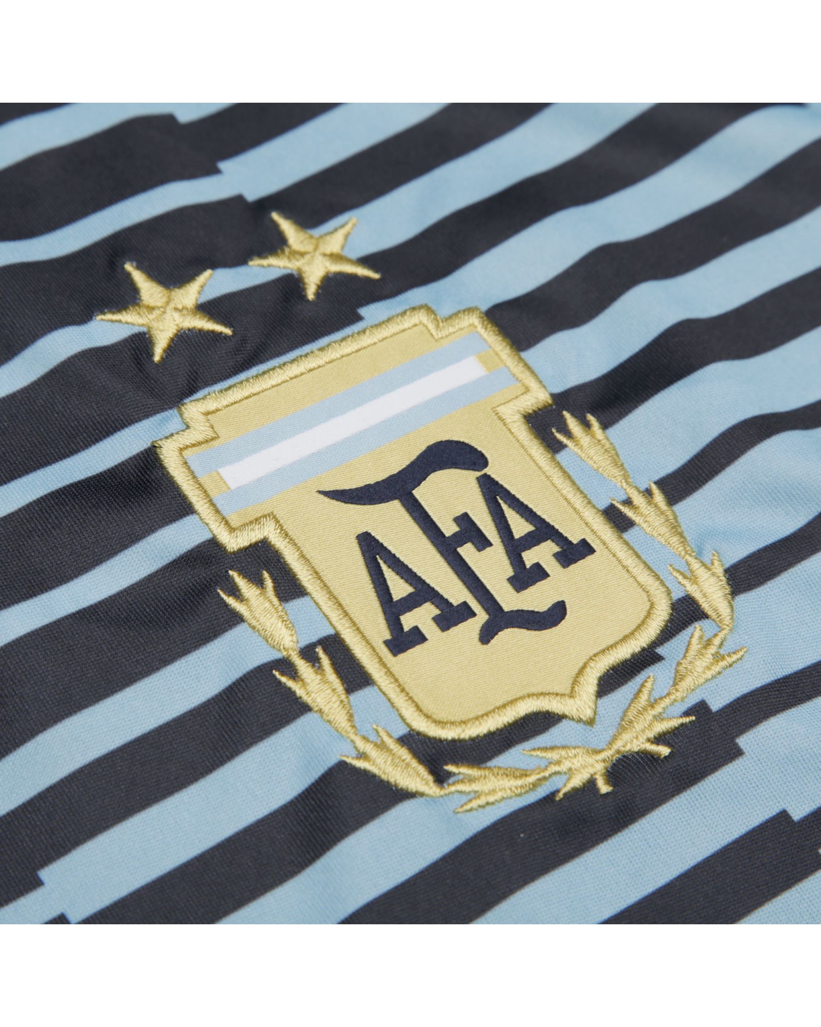 Camiseta adidas Argentina pre-match azul negra