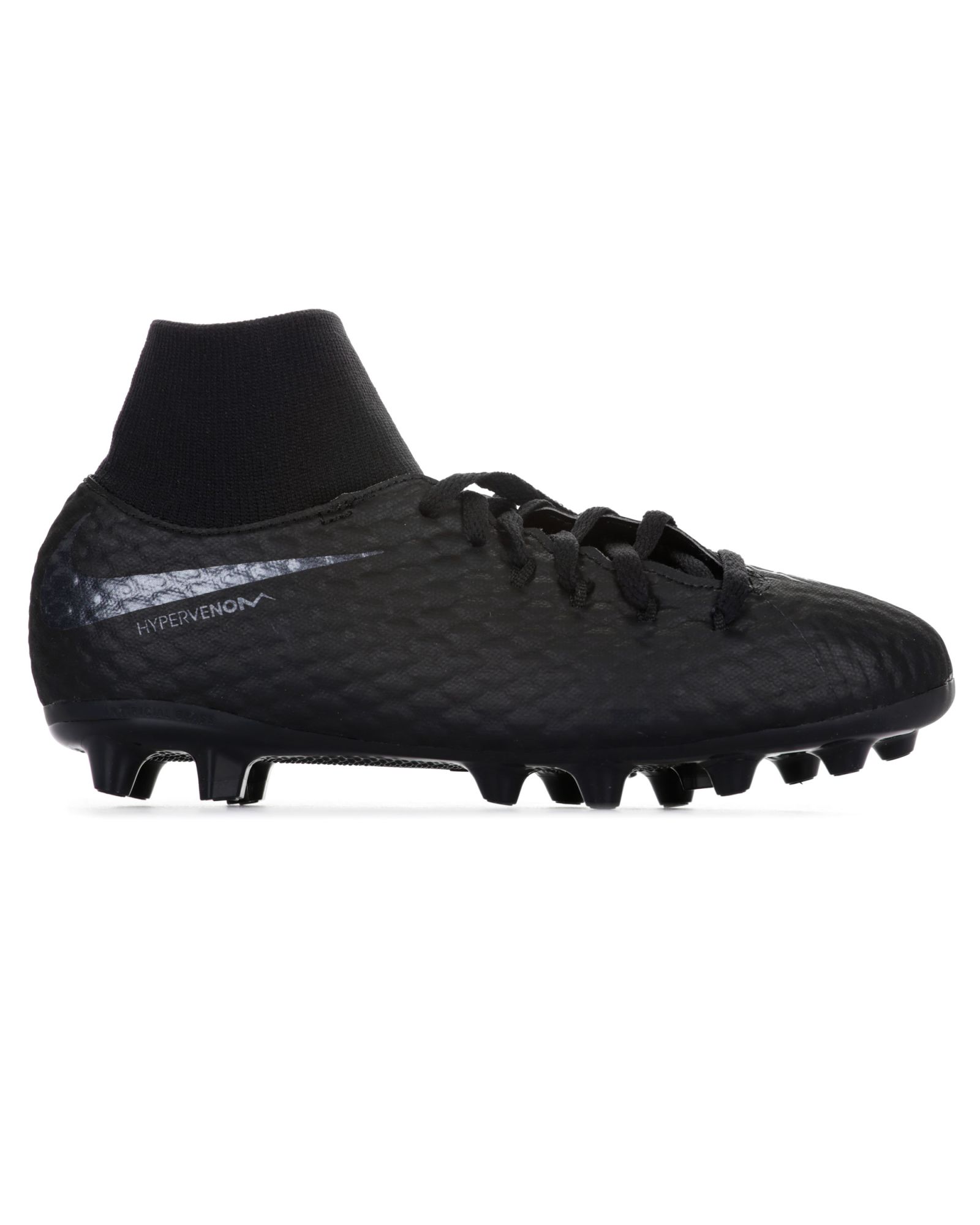 Botas de Fútbol Hypervenom Phantom III Academy DFC AG-Pro Junior Negro - Fútbol Factory