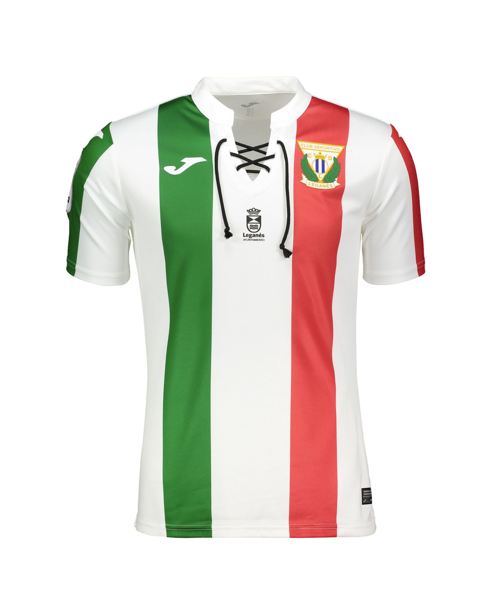 Camiseta 2ª CD Leganés 2018/2019 Blanco Verde Rojo