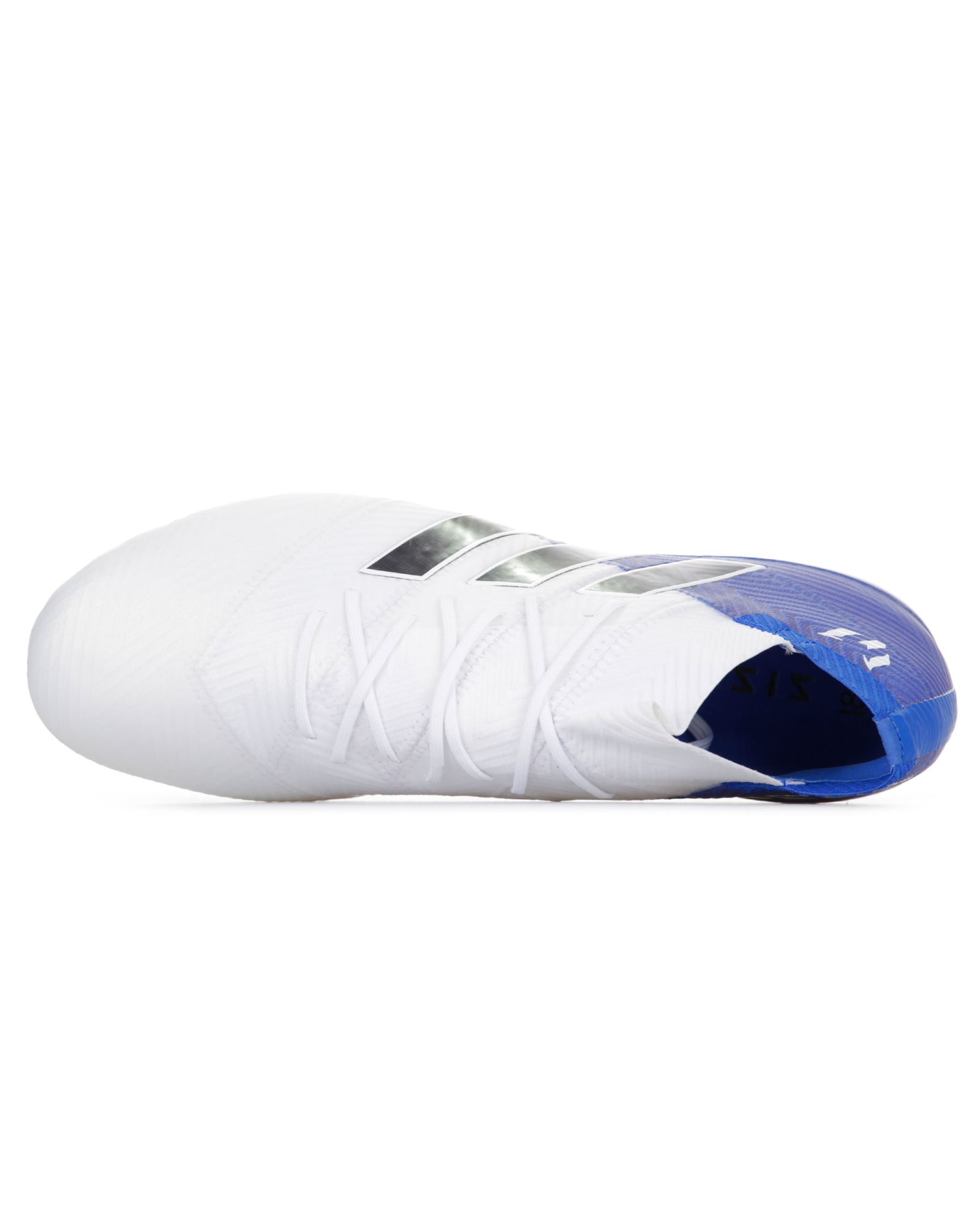 Botas de Fútbol Nemeziz Messi 18.1 FG Blanco Azul - Fútbol Factory