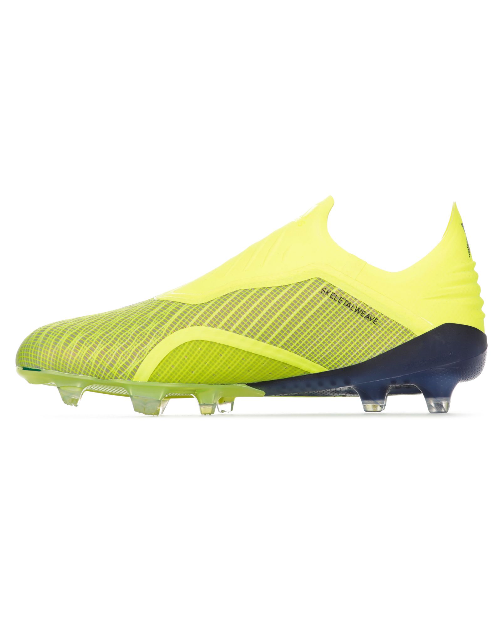 Botas de Fútbol X 18+ FG Amarillo Fluor - Fútbol Factory