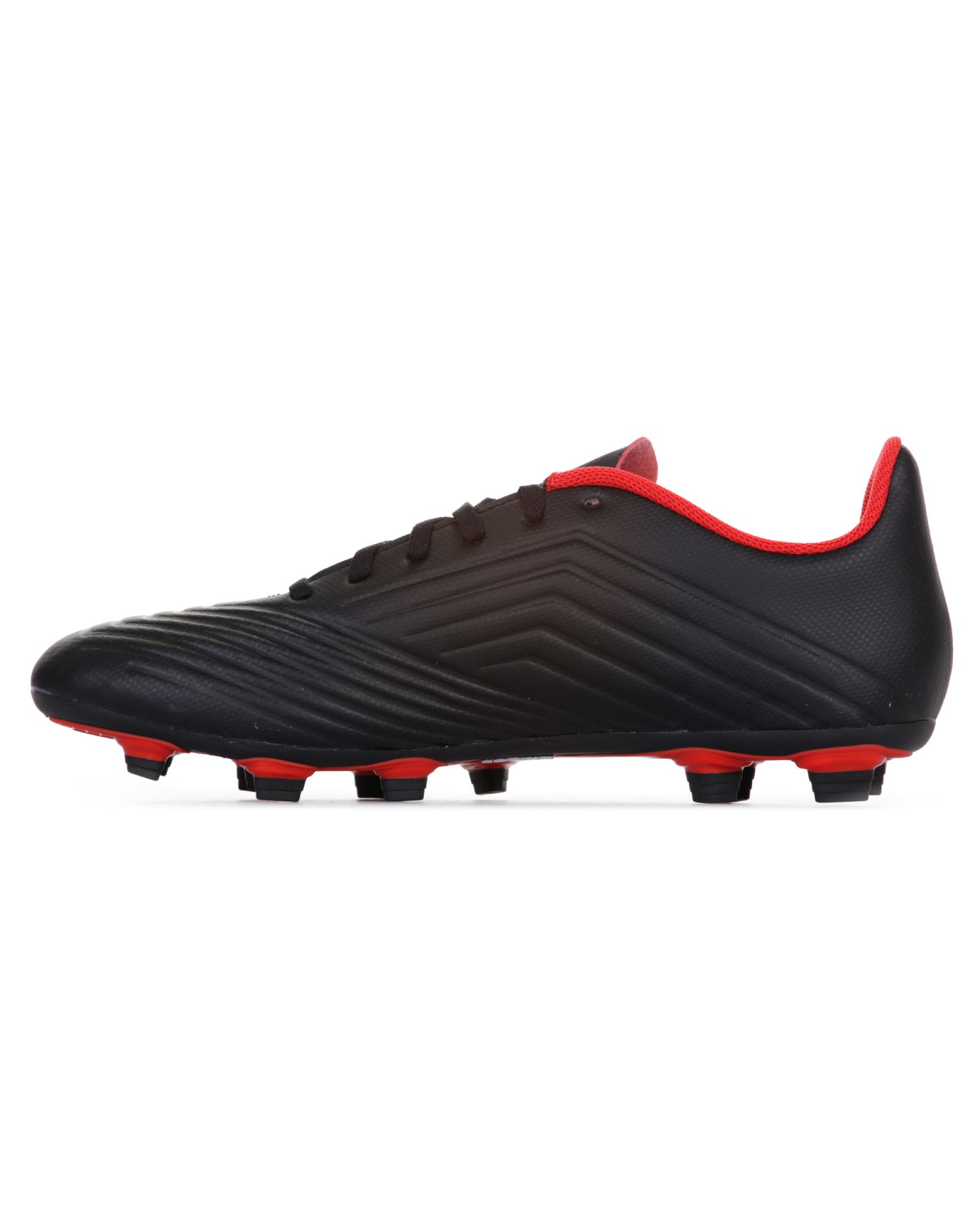 Botas de Fútbol Predator 18.4 FxG Negro Rojo - Fútbol Factory