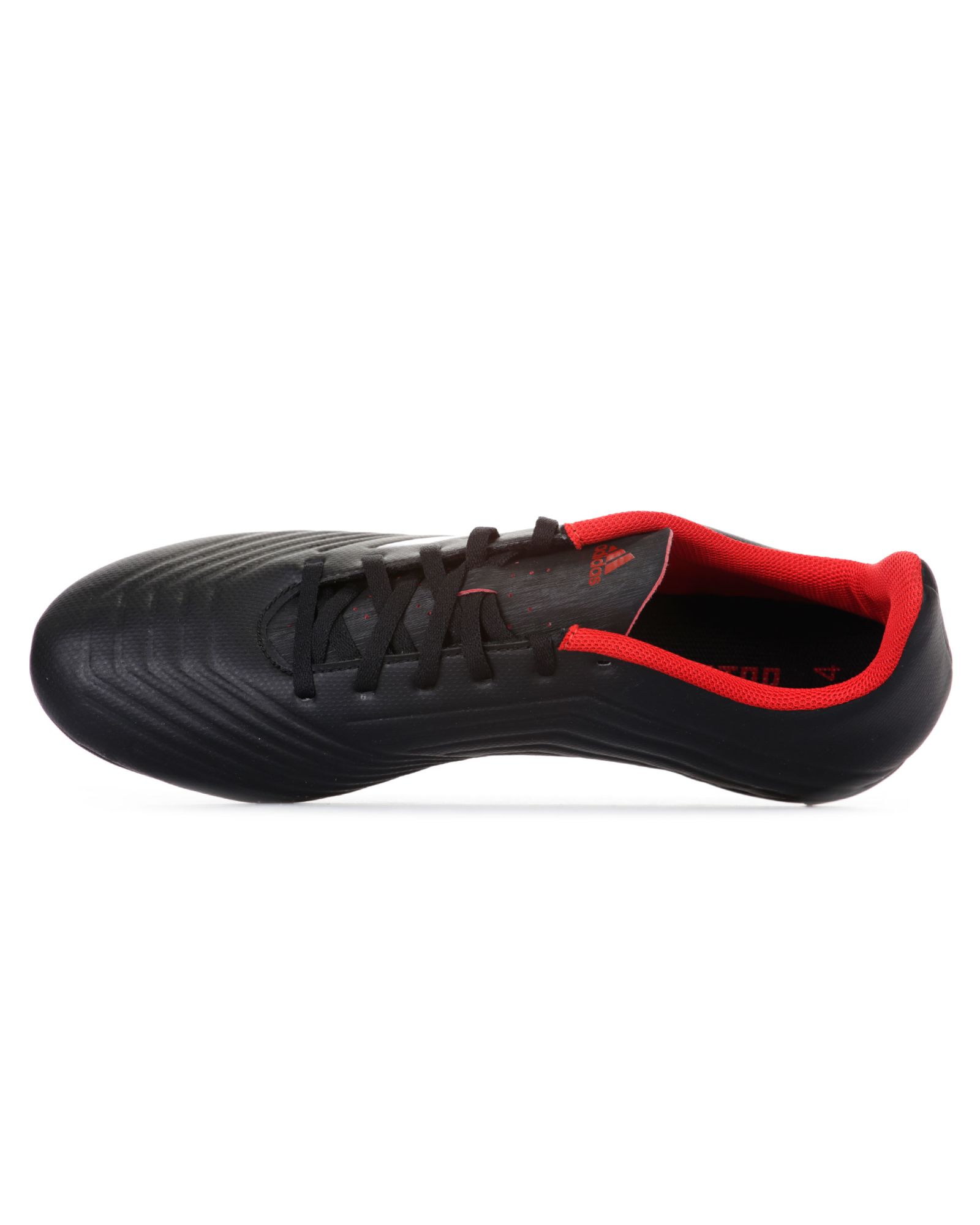 Botas de Fútbol Predator 18.4 FxG Negro Rojo - Fútbol Factory