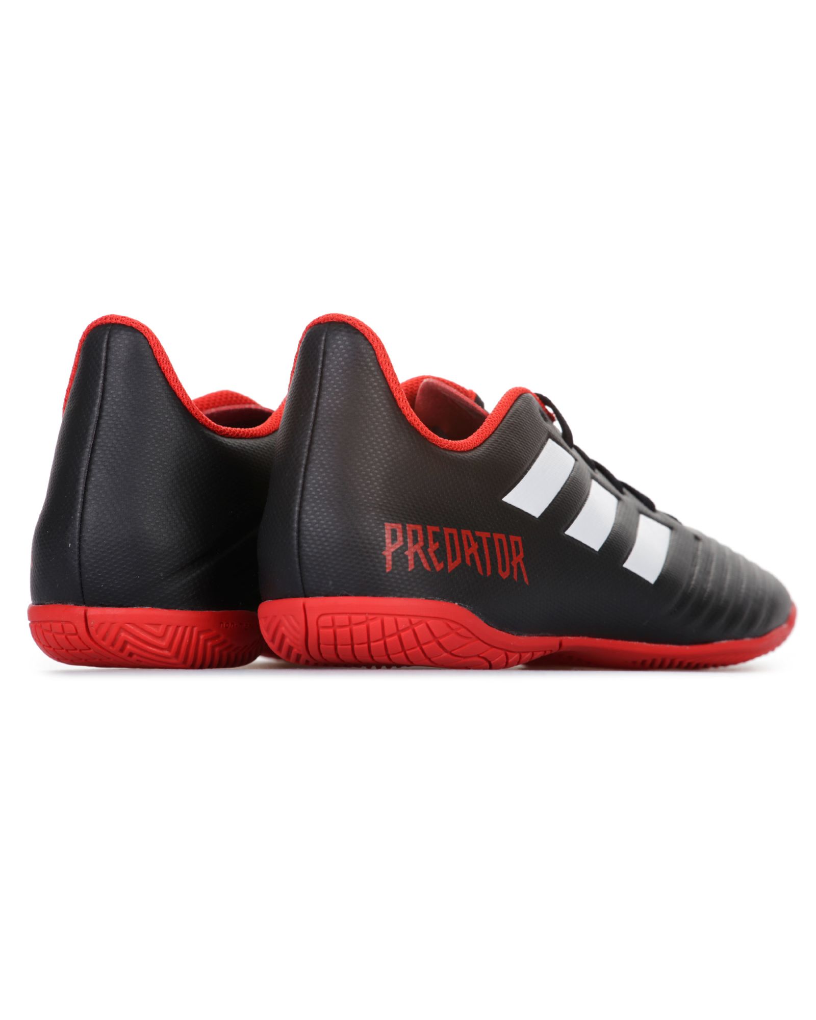 Zapatillas de Fútbol Sala Predator Tango 18.4 IN Negro Rojo - Fútbol Factory