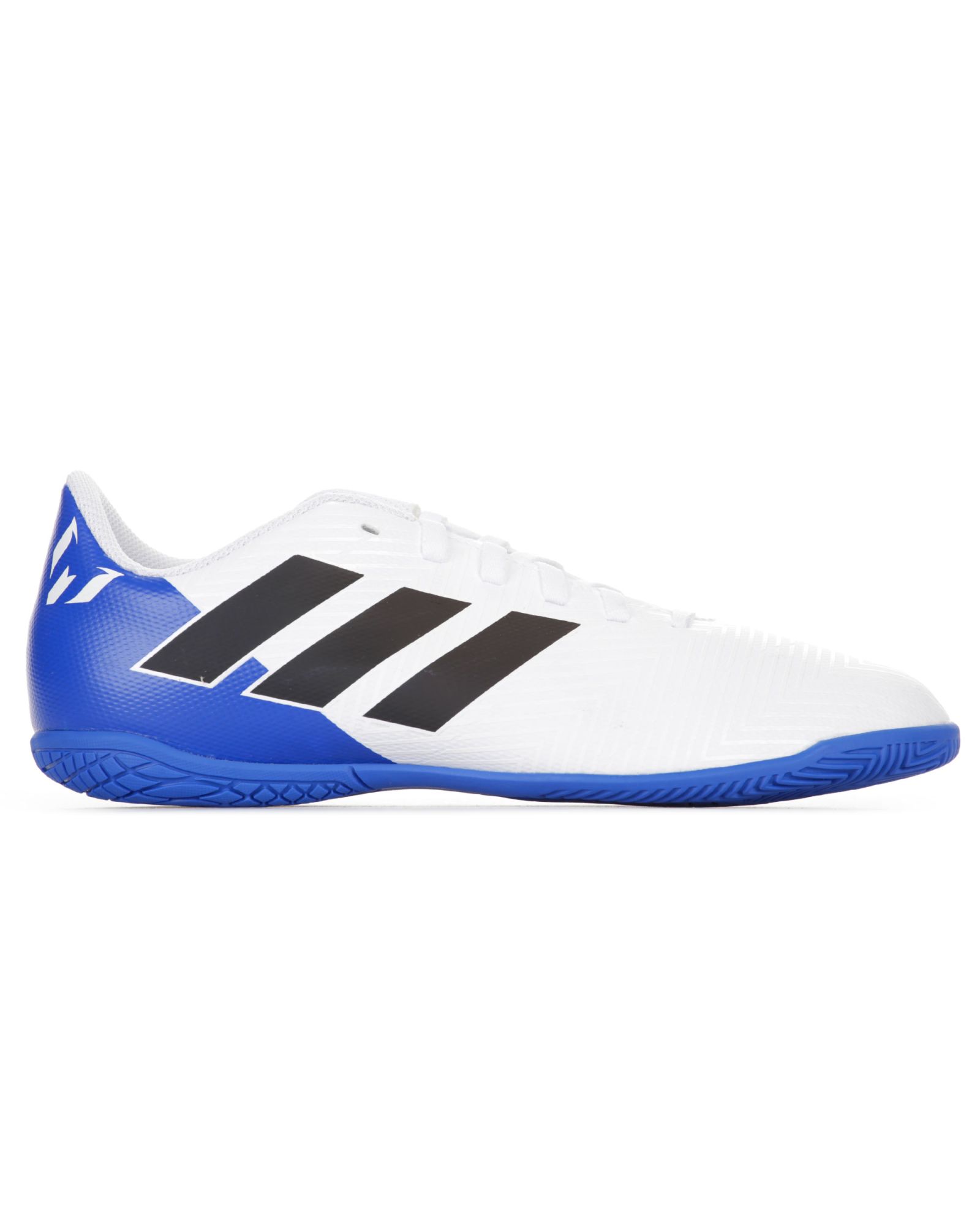 Zapatillas de Fútbol Sala Nemeziz Messi 18.4 IN Junior Blanco Azul - Fútbol Factory