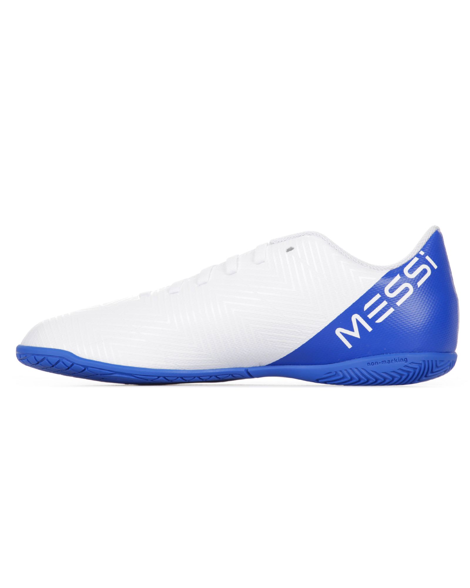 Zapatillas de Fútbol Sala Nemeziz Messi 18.4 IN Junior Blanco Azul - Fútbol Factory