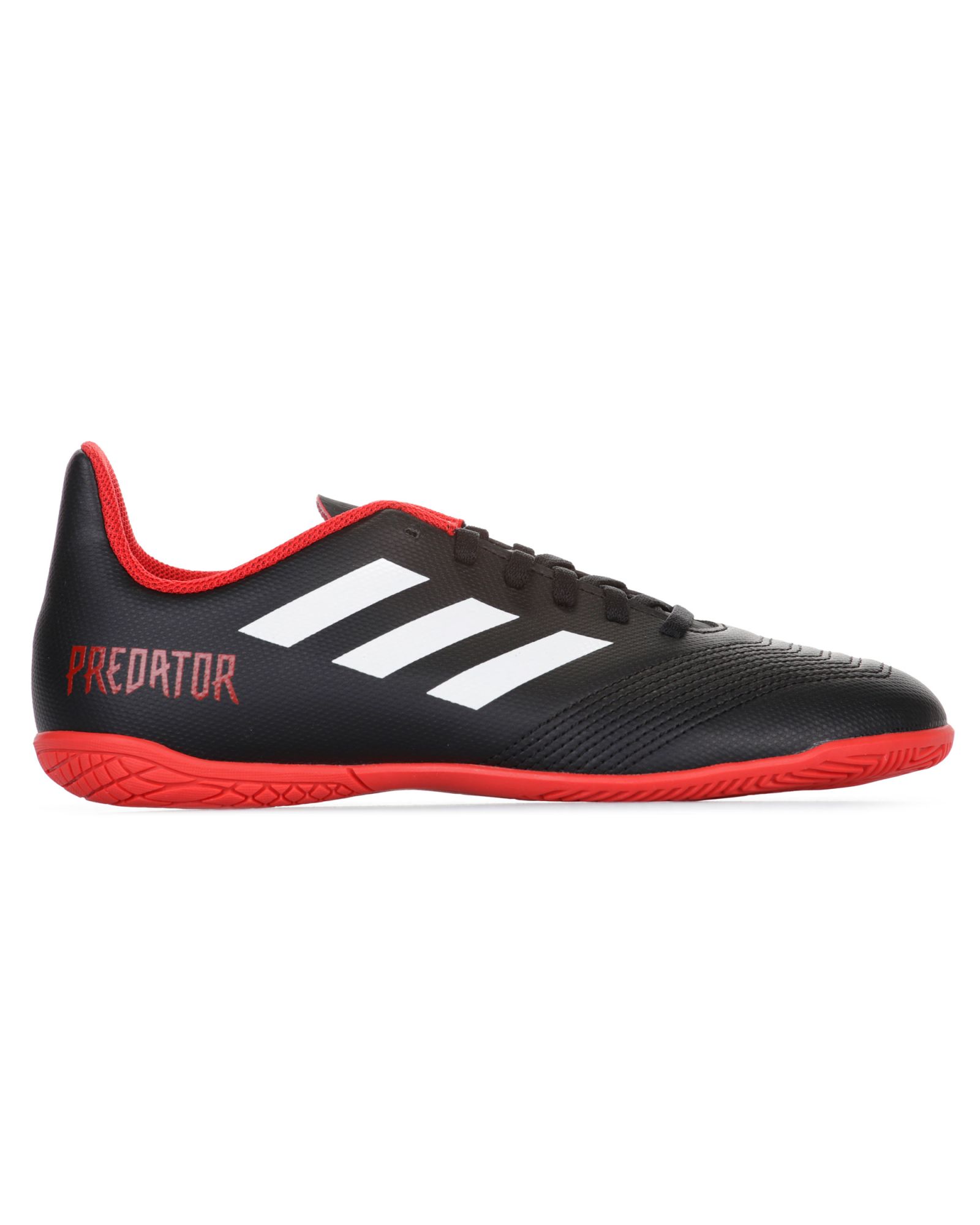 Zapatillas de Fútbol Sala Predator Tango 18.4 IN Junior Negro Rojo - Fútbol Factory