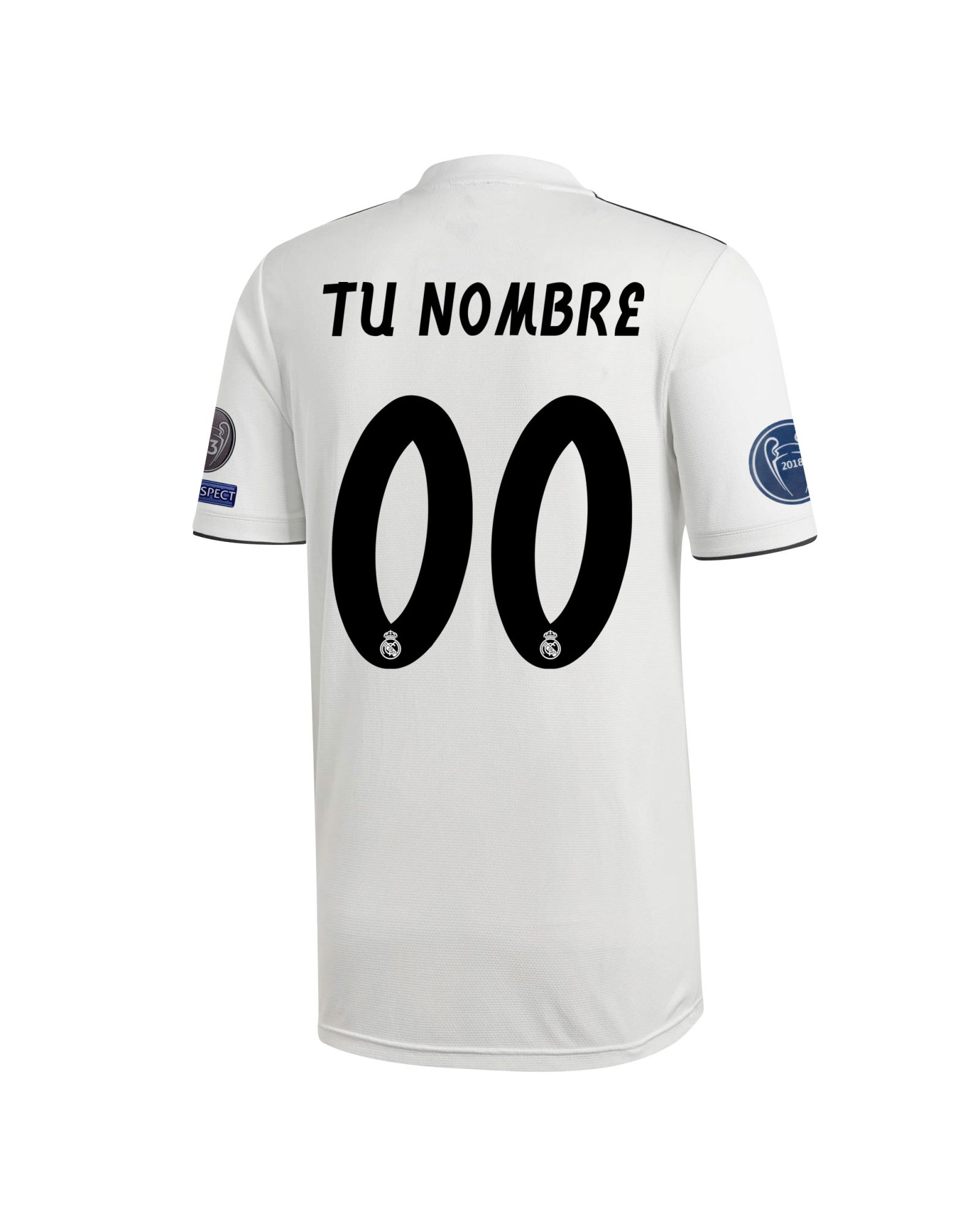 Camiseta 1ª Real Madrid 2018/2019 Personalizado UCL - Fútbol Factory