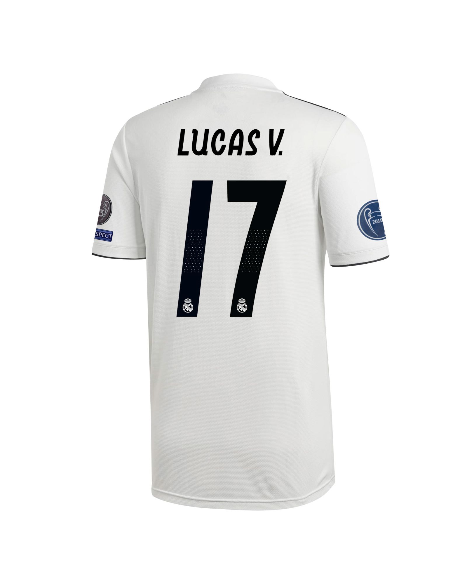 Camiseta 1ª Real Madrid 2018/2019 Lucas Vázquez UCL - Fútbol Factory