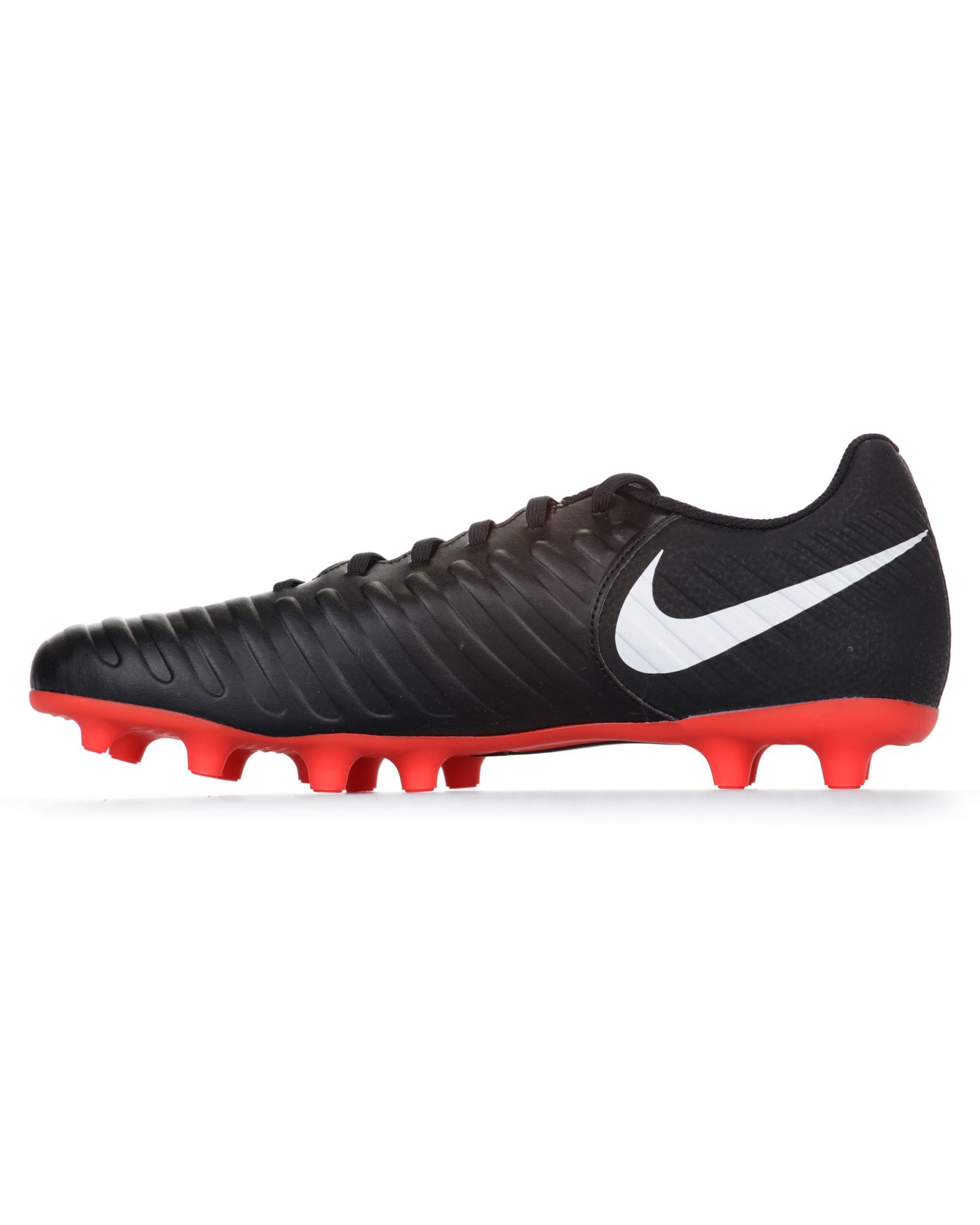 Botas de Fútbol Tiempo Legend VII Club MG Negro Rojo - Fútbol Factory