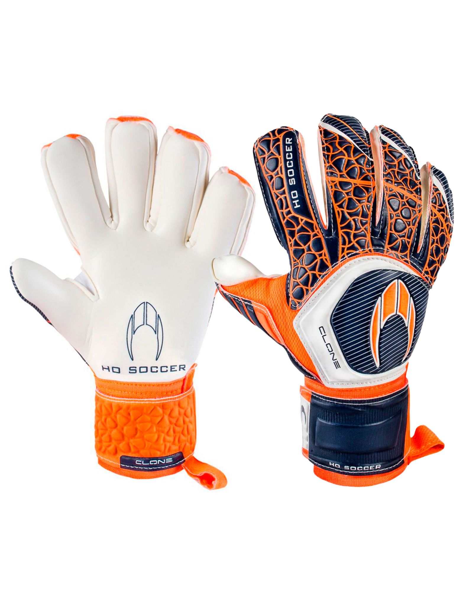 Guantes Clone Negative Naranja - Fútbol Factory