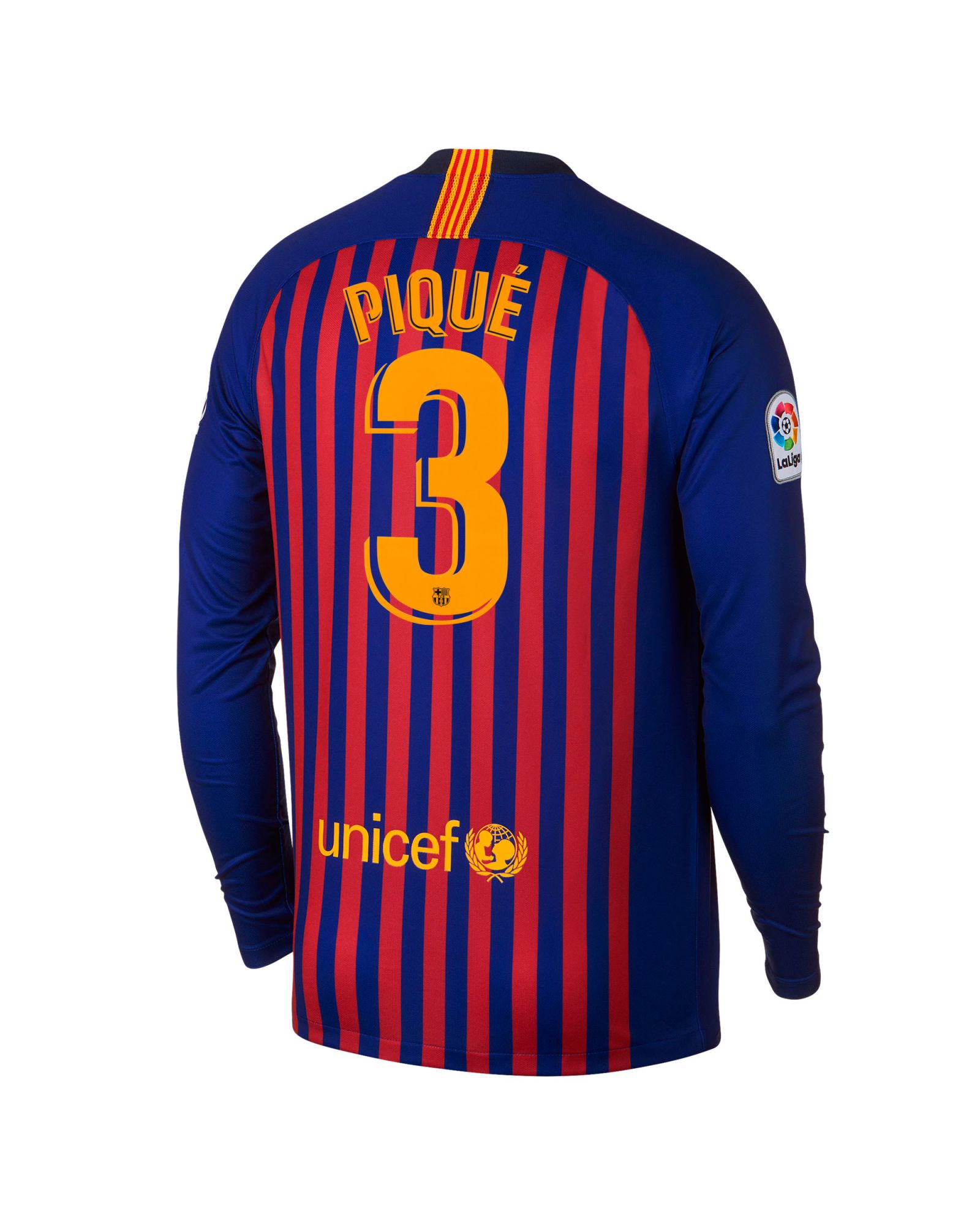 Camiseta 1ª FC Barcelona 2018/2019 Manga Larga Stadium Piqué - Fútbol Factory