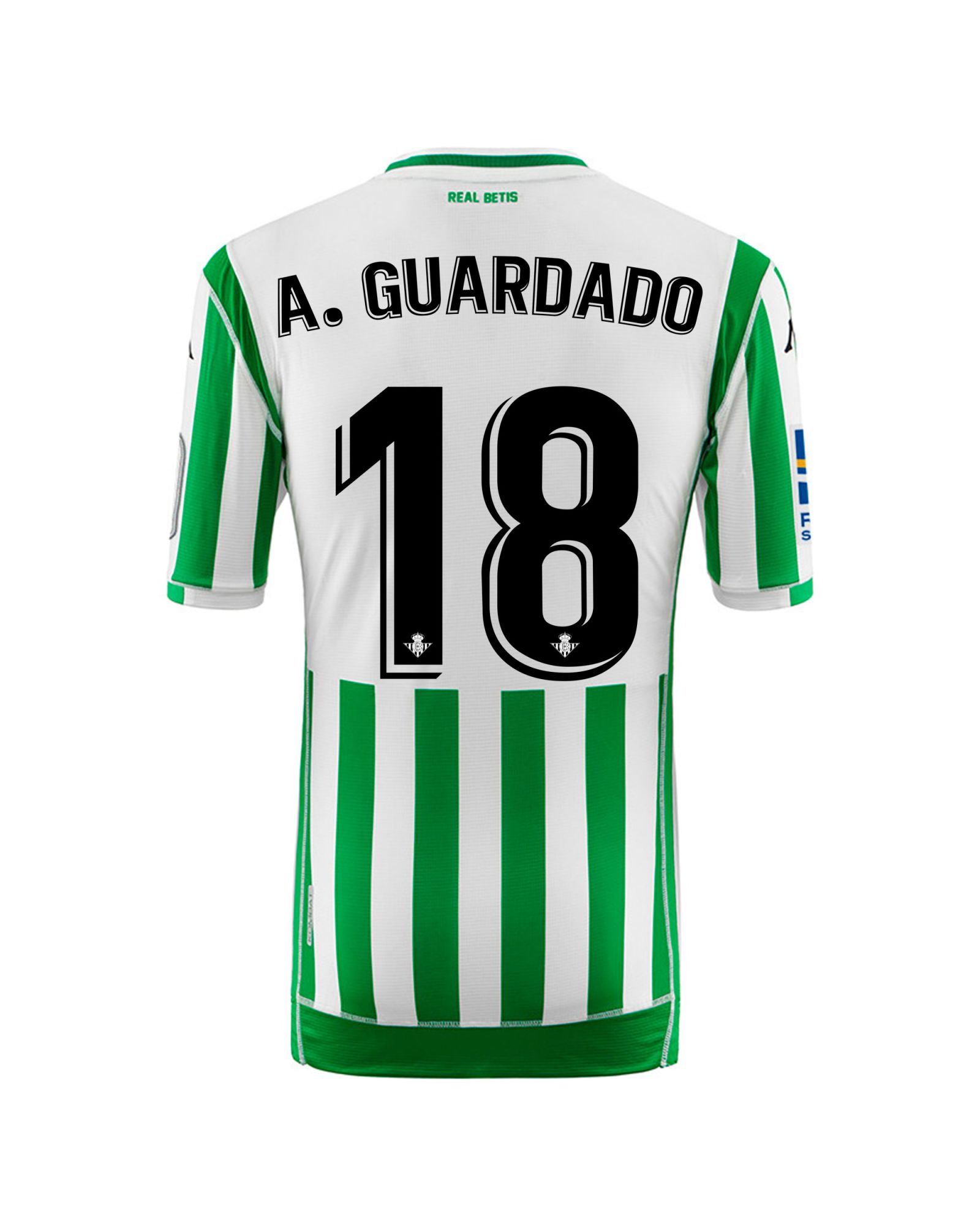 codicioso Mejor Específicamente Camiseta 1ª Real Betis Balompié 2018/2019 A.Guardado Verde Blanco