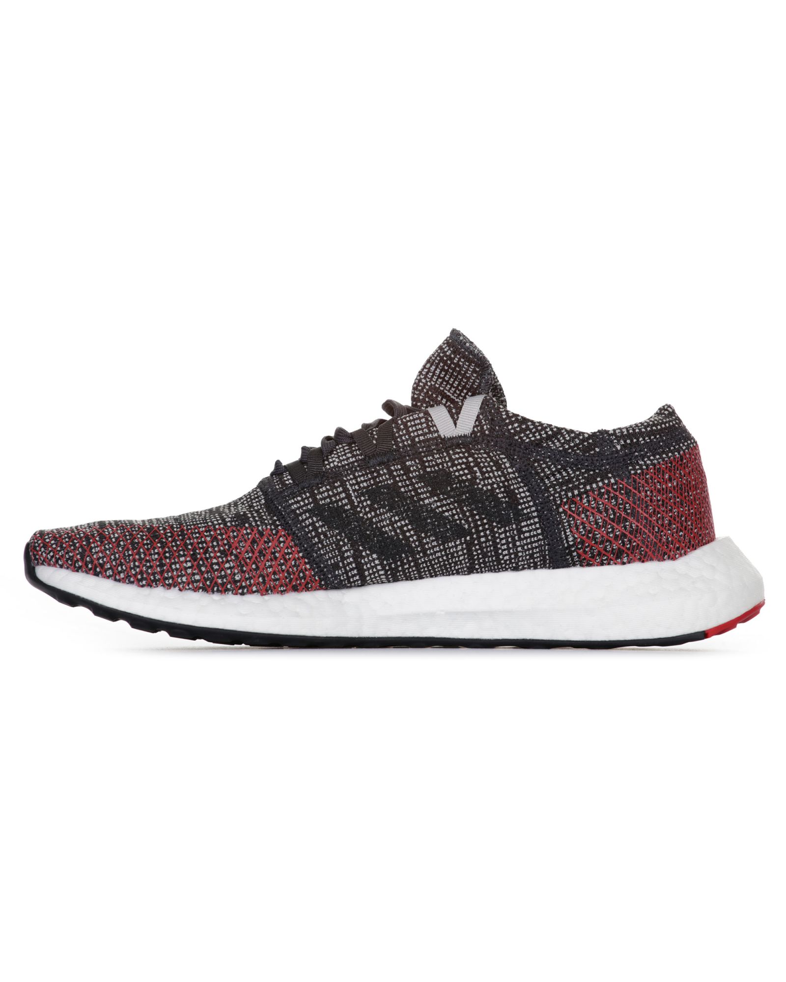 Zapatillas de Running PureBoost GO Gris Rojo - Fútbol Factory