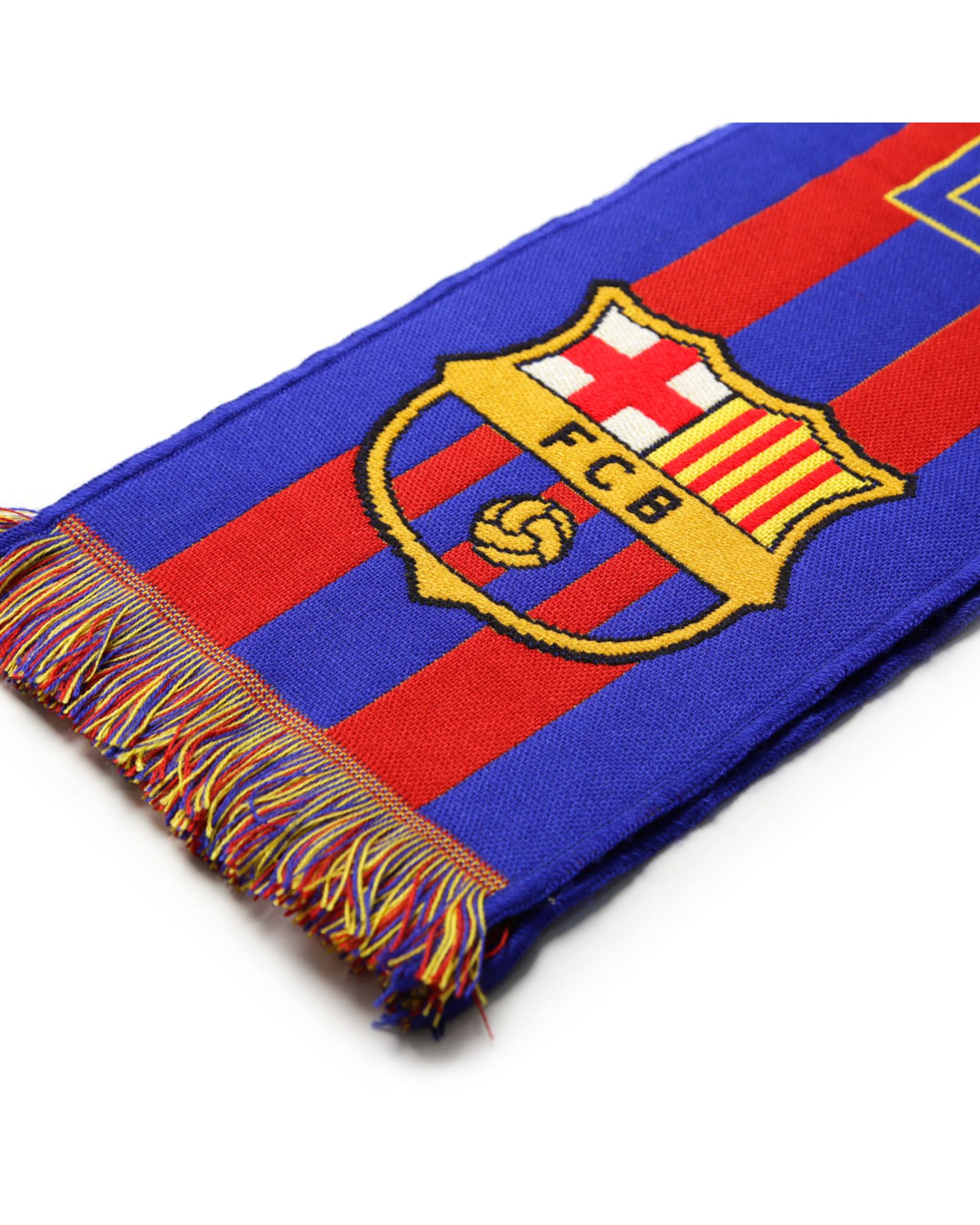 Bufanda Oficial FC Barcelona FCB Azul Granate - Fútbol Factory