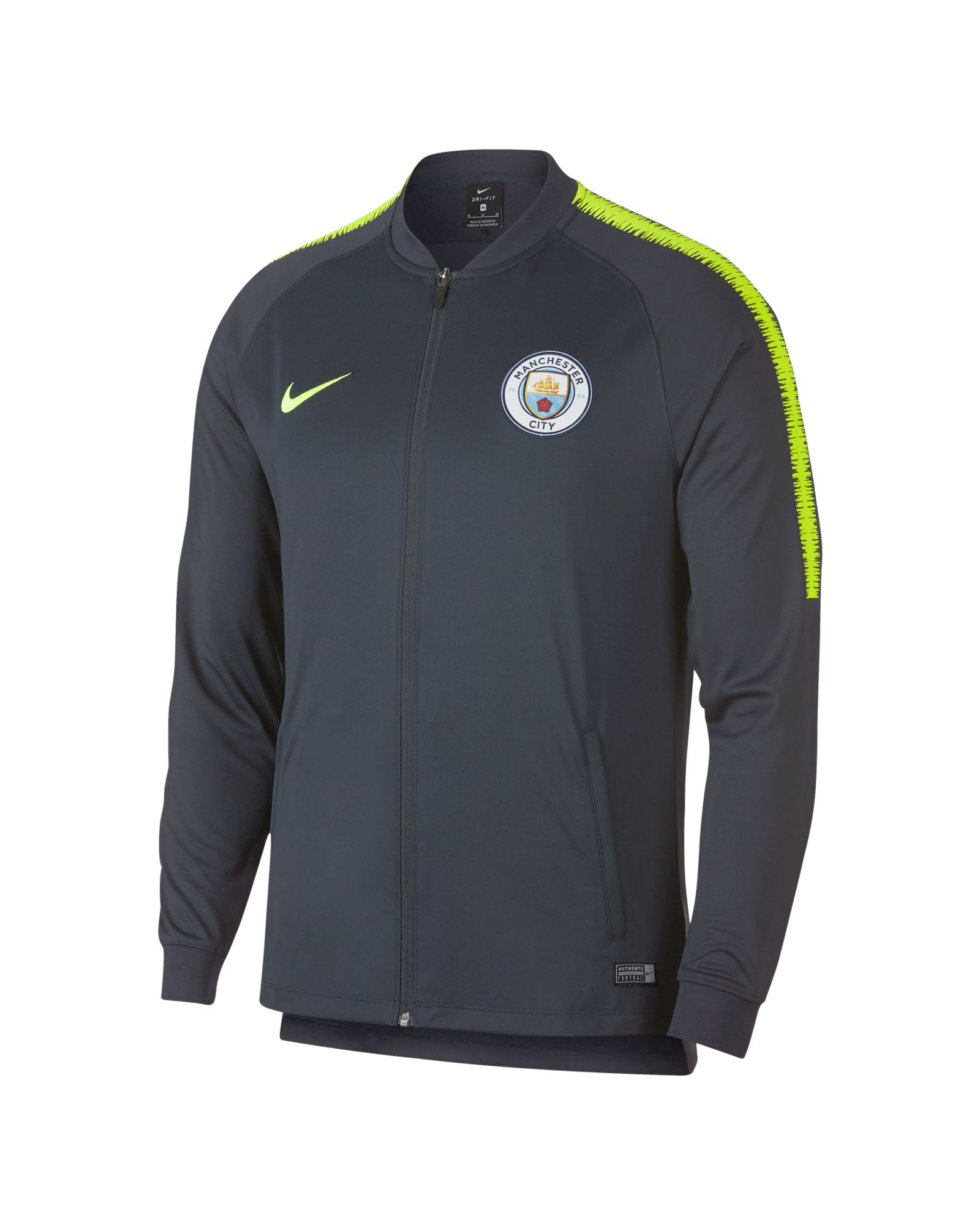 Chaqueta Training Manchester City Dri-FIT Squad 2018/2019 Azul Marino - Fútbol Factory