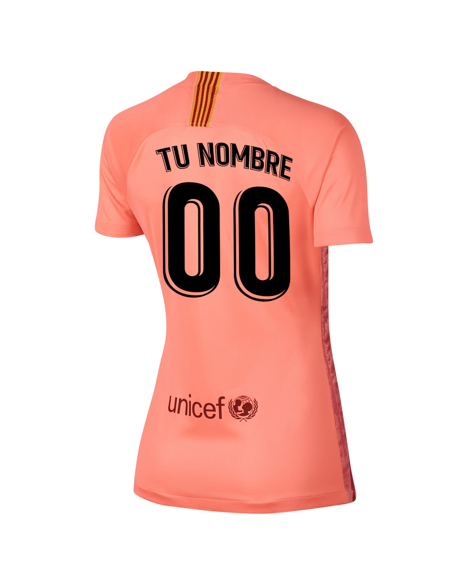 Camiseta 3ª FC Barcelona 2018/2019 Personalizado Stadium Mujer Rosa - Fútbol Factory