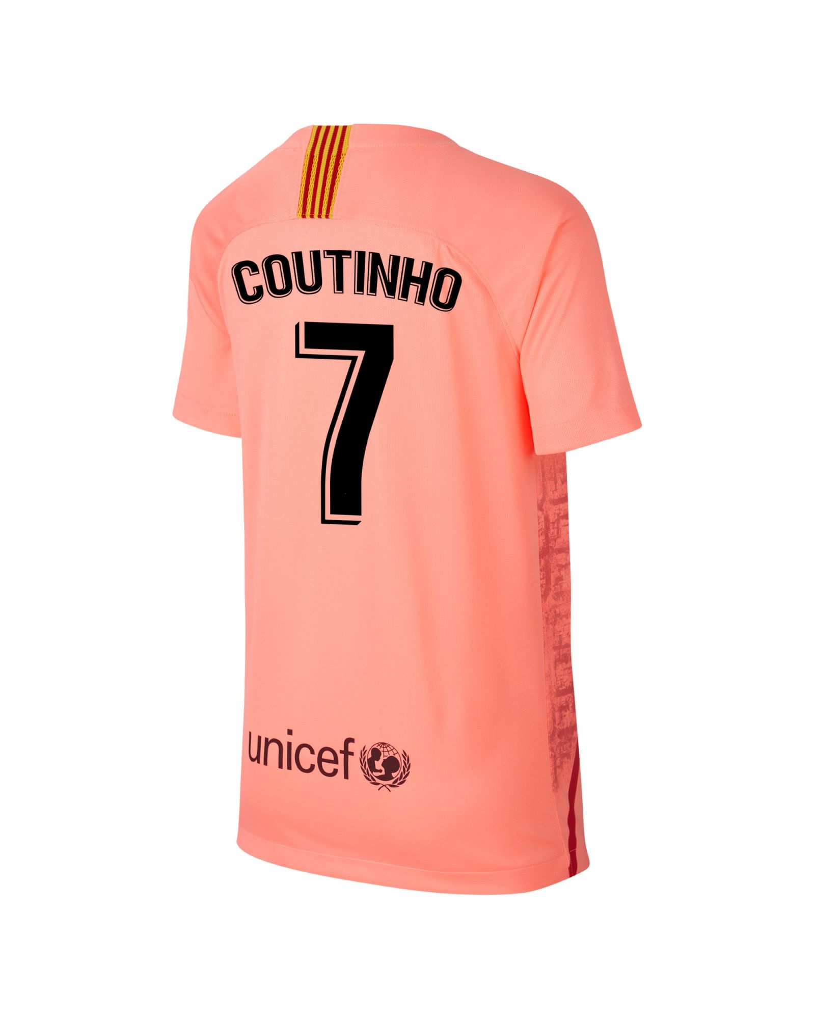 Camiseta 3ª FC Barcelona 2018/2019 Coutinho Stadium Junior Rosa - Fútbol Factory