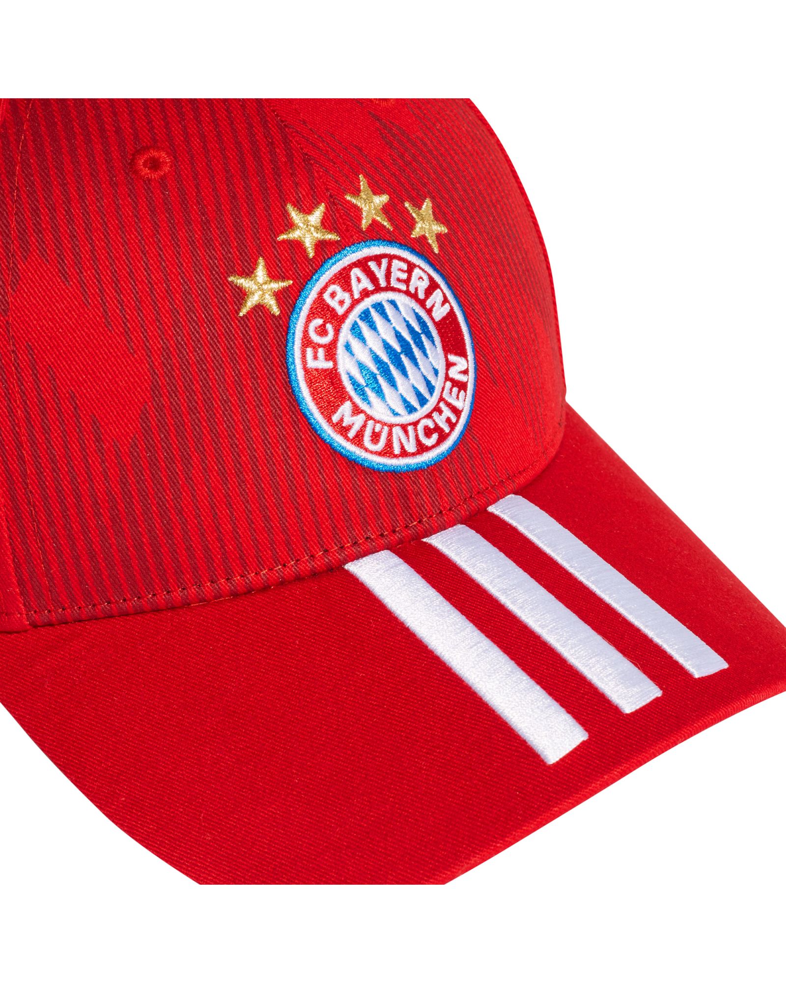 Gorra Bayern de Munich Tres Bandas 2018/2019 Rojo - Fútbol Factory