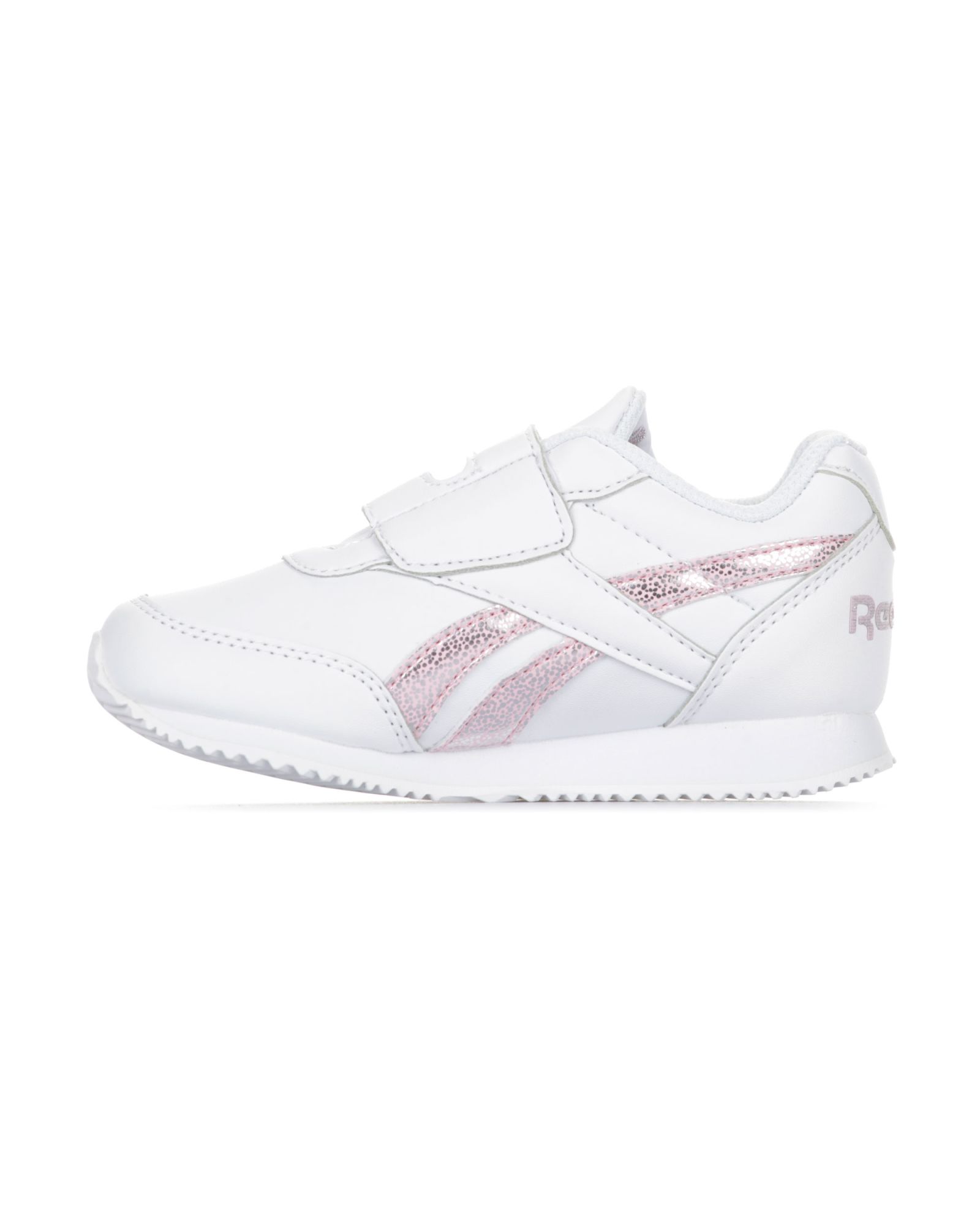 Zaptillas de Paseo Classic Jogger 2.0 Velcro Bebé Blanco Rosa - Fútbol Factory