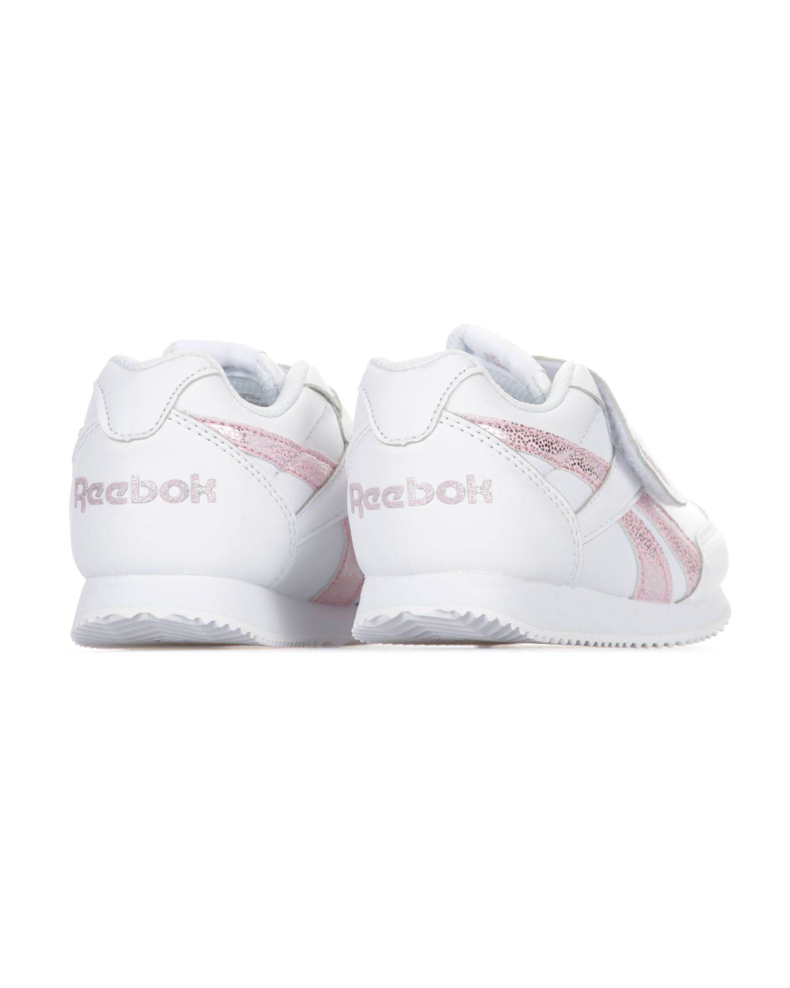 Zaptillas de Paseo Classic Jogger 2.0 Velcro Bebé Blanco Rosa - Fútbol Factory