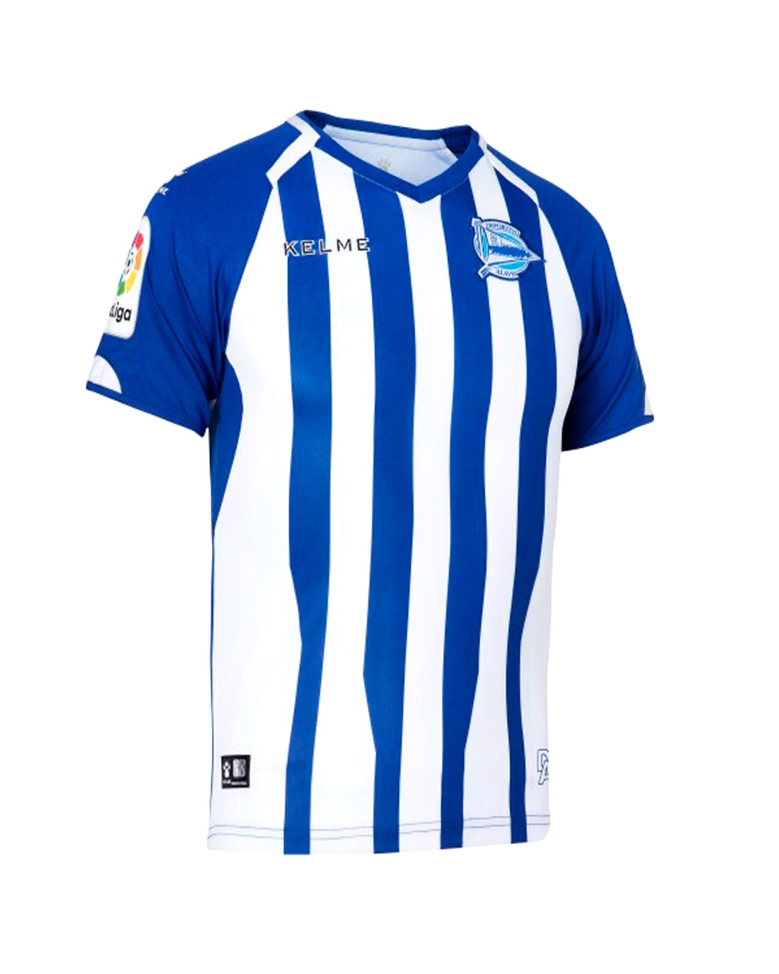 Camiseta 1ª Alavés 2018/2019 Azul Blanco - Fútbol Factory