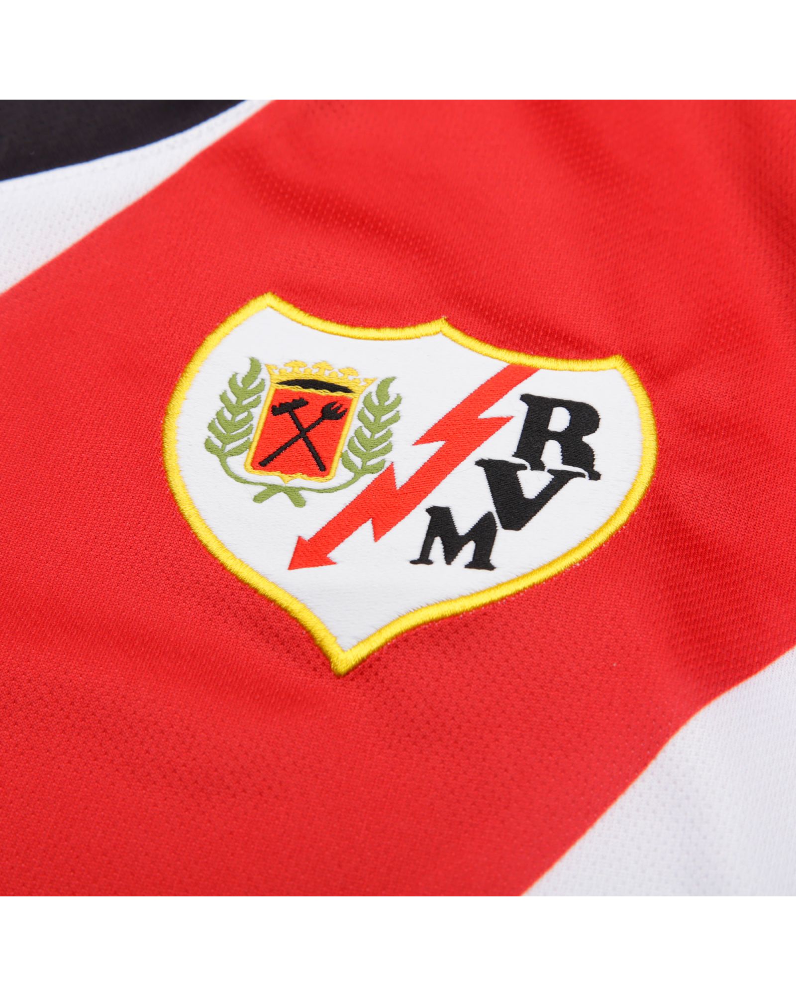 Camiseta 1ª Rayo Vallecano 2018/2019 Blanco Rojo - Fútbol Factory