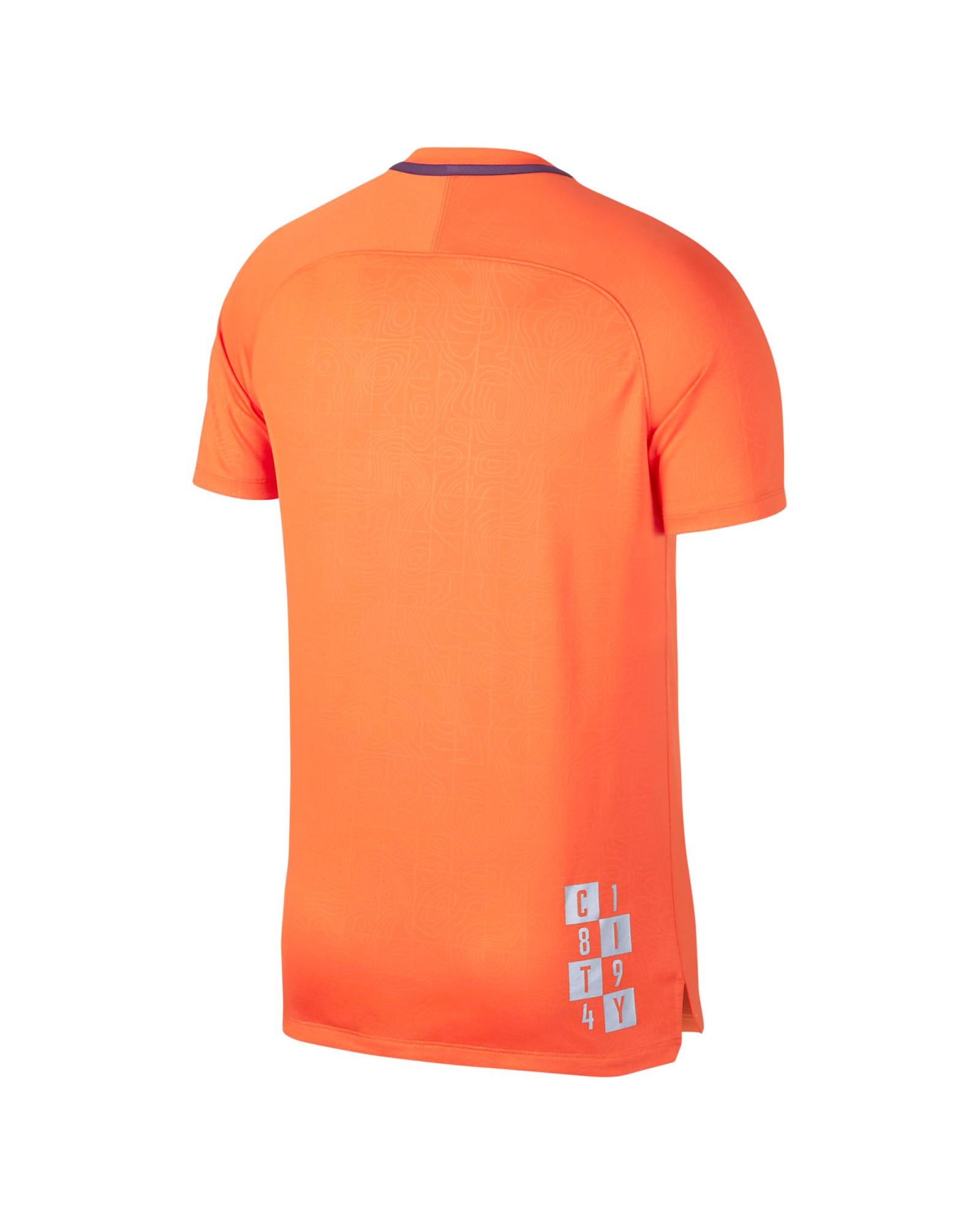 Camiseta Training Manchester City Dri-FIT Squad 2018/2019 Naranja - Fútbol Factory