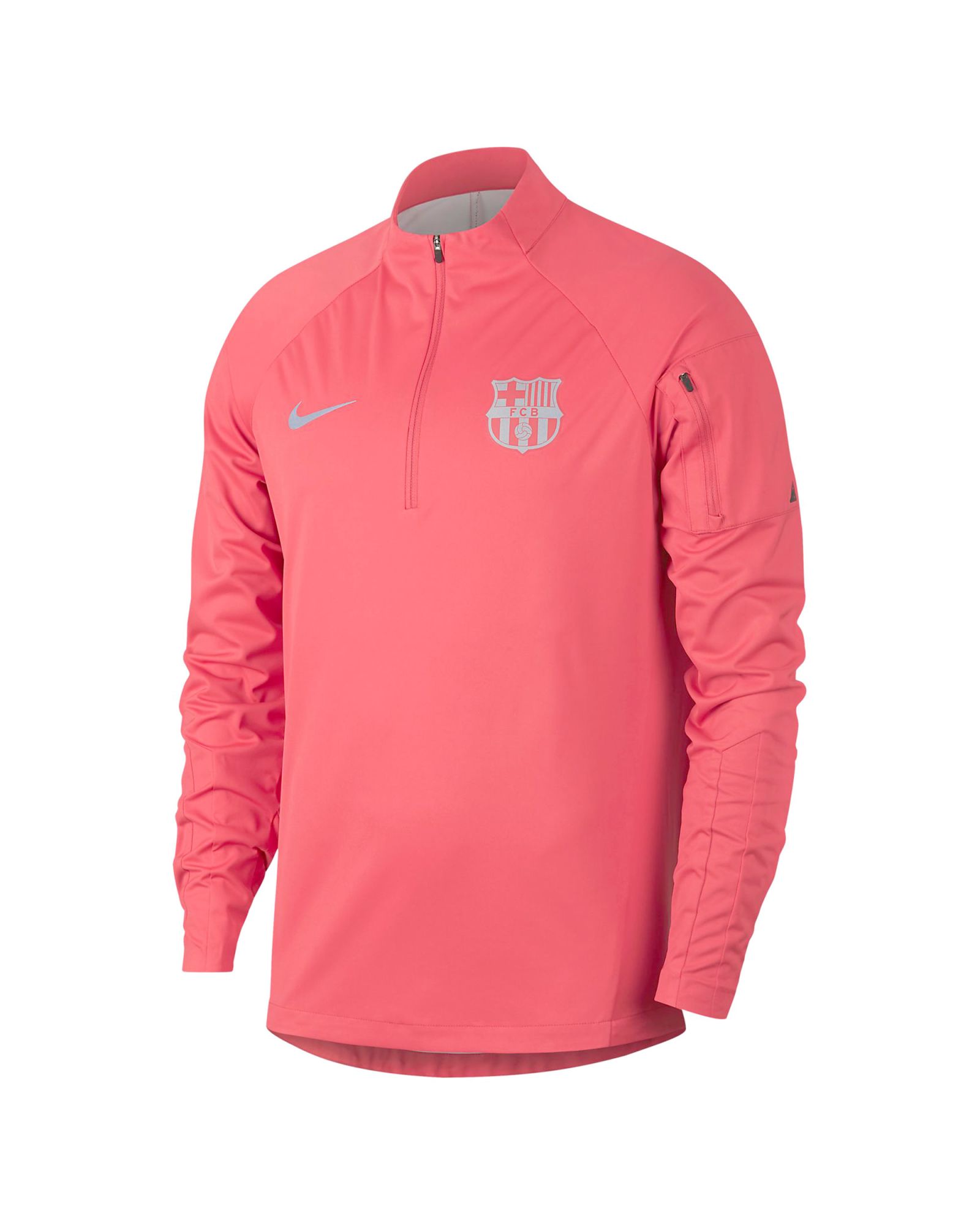 Sudadera de Training FC Barcelona Shield Squad 2018/2019 Rosa - Fútbol Factory