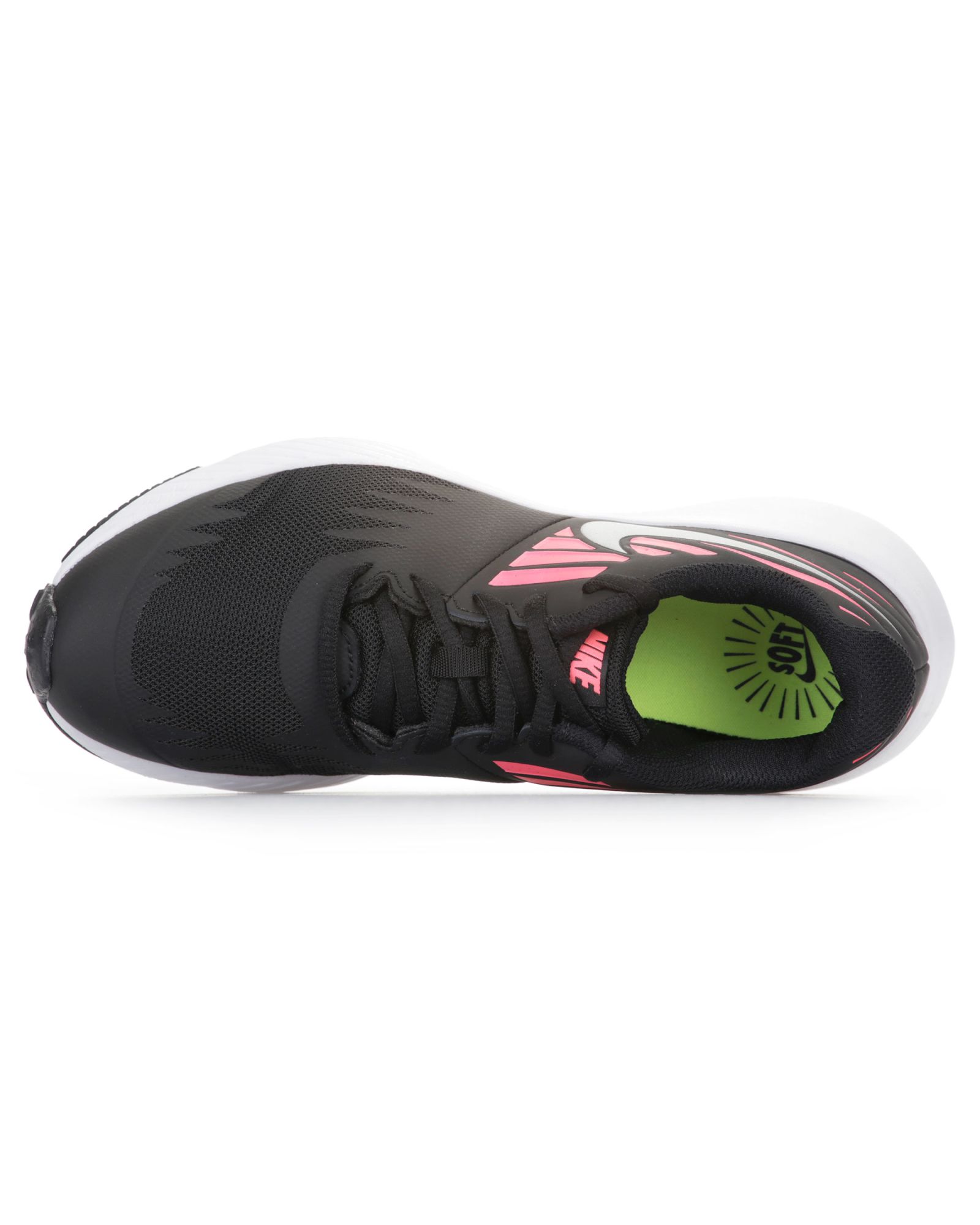 Zapatillas de Paseo Star Runner Junior Negro Rosa - Fútbol Factory