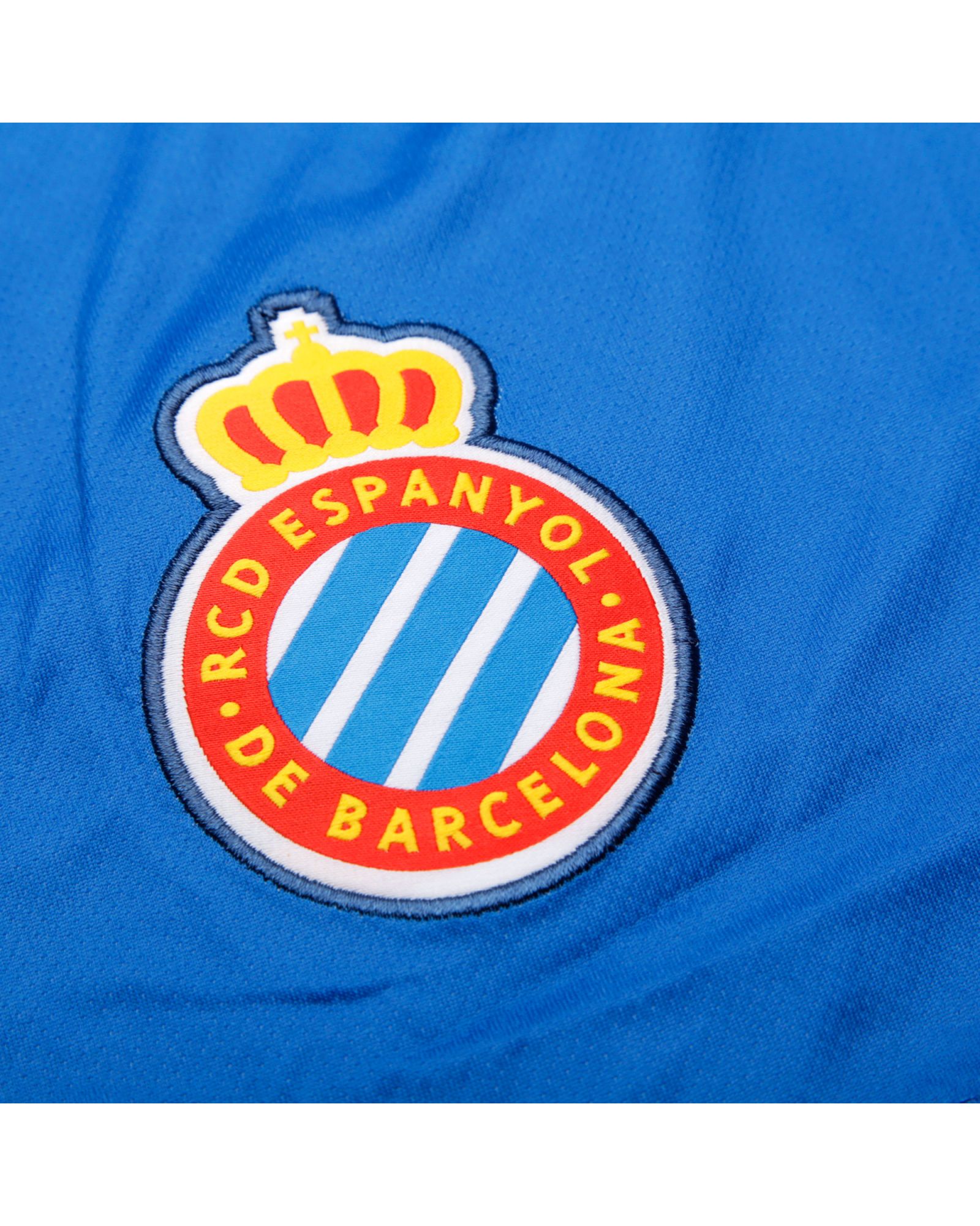 RCD Espanyol Badesp Bandera, Azul/Blanco, 150 x 100 cm 