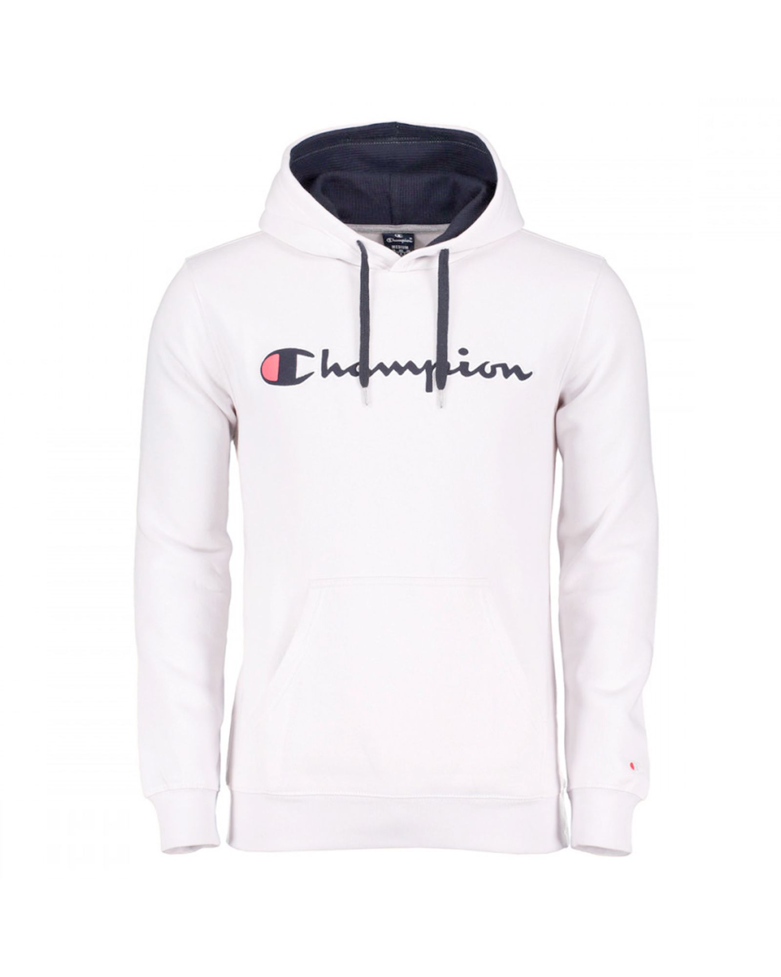 Sudadera Capucha Champion Logo Blanco - Fútbol Factory