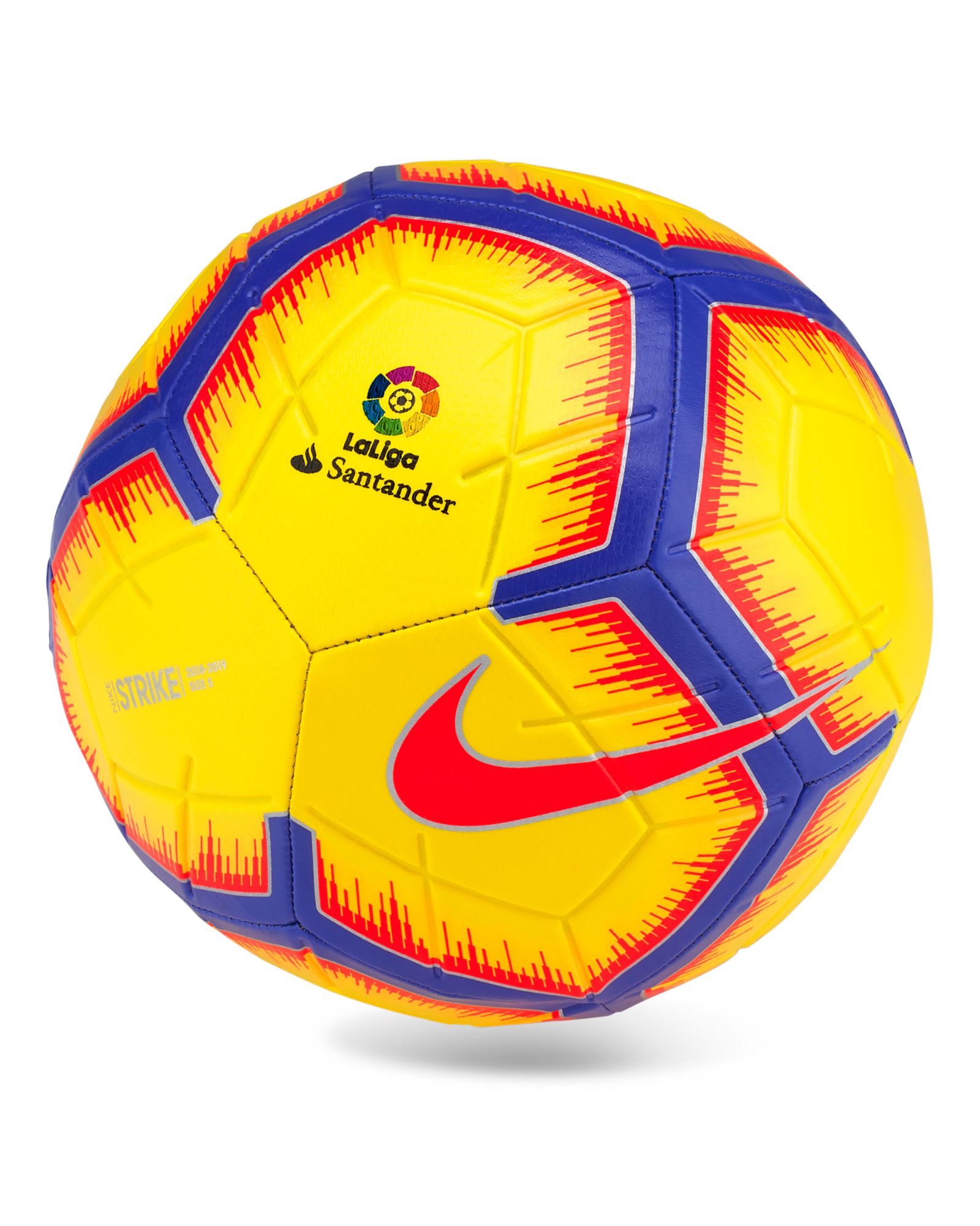 Balón de Fútbol 7 Strike Liga Santander HiVis 2018/2019 Amarillo