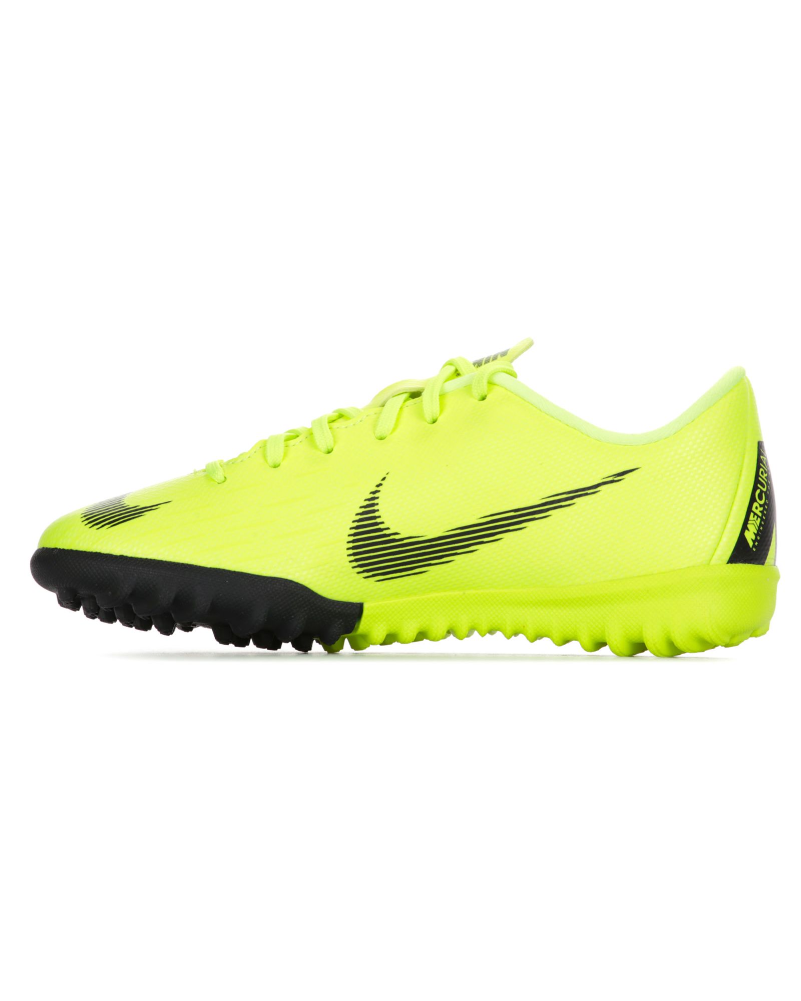 Botas de Fútbol Mercurial VaporX XII Academy TF Junior Amarillo Fluor - Fútbol Factory