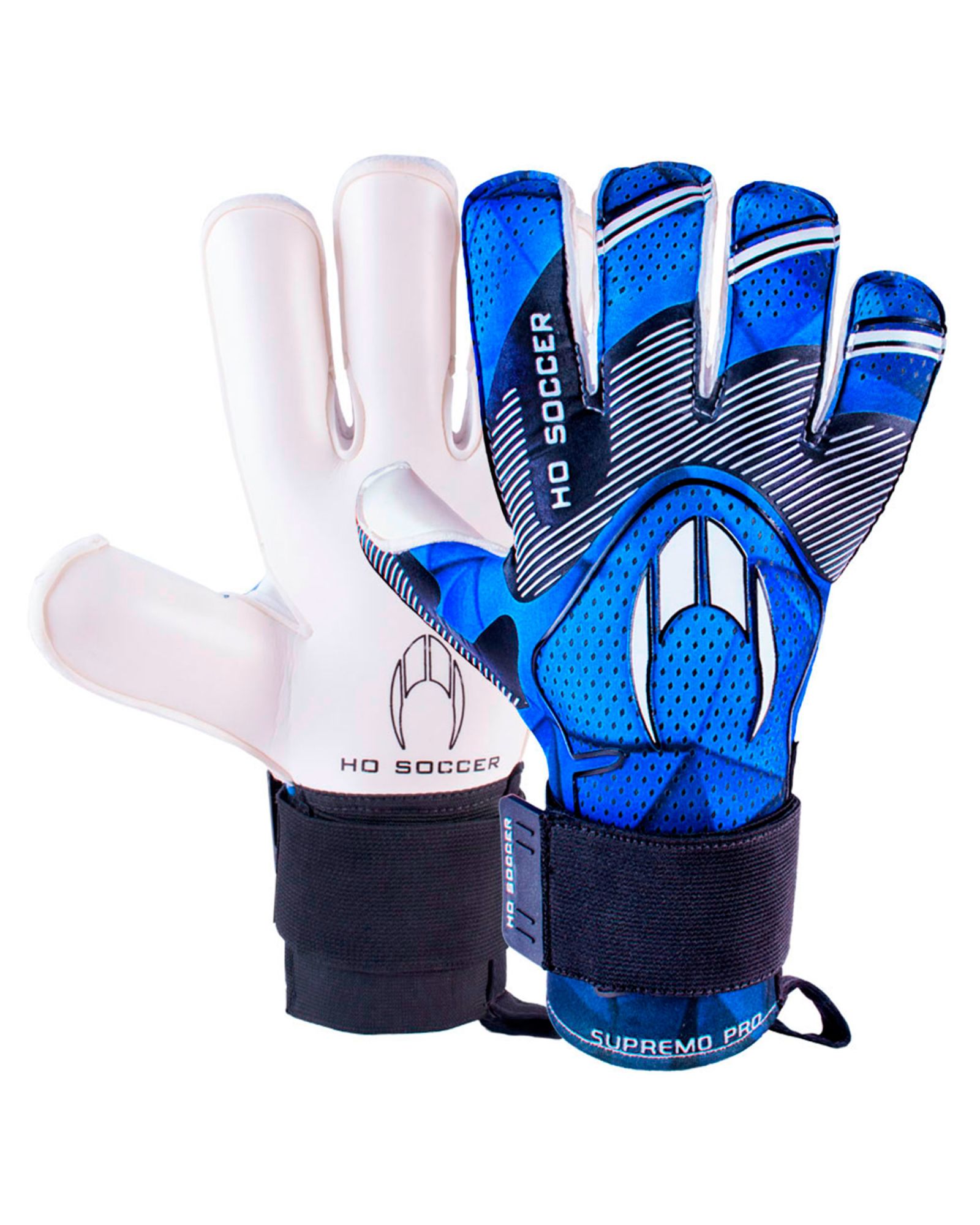 Guantes iKARUS Roll Gecko Yellow Azul Negro - Fútbol Factory